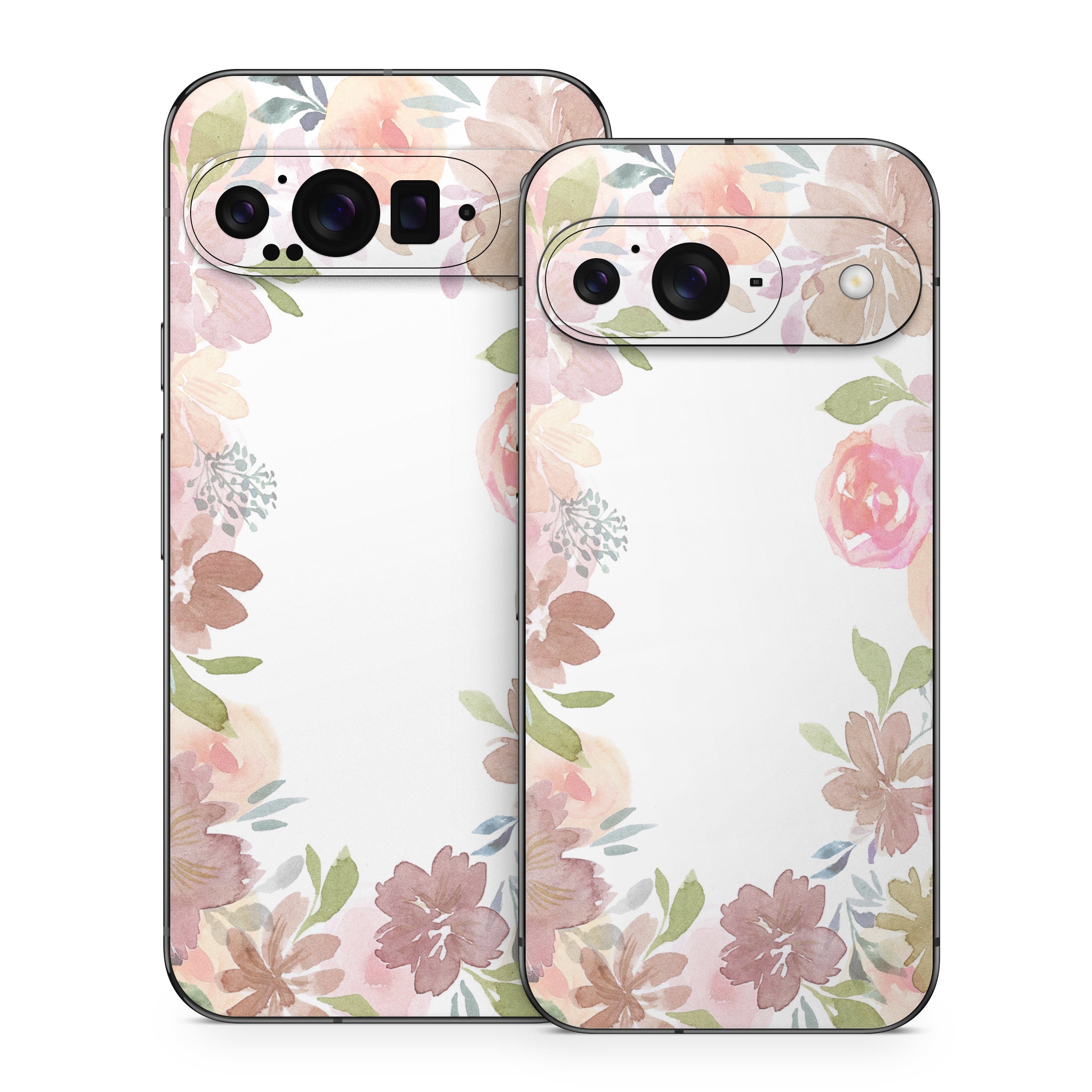 Blush Flower Frame - Google Pixel 9 Skin