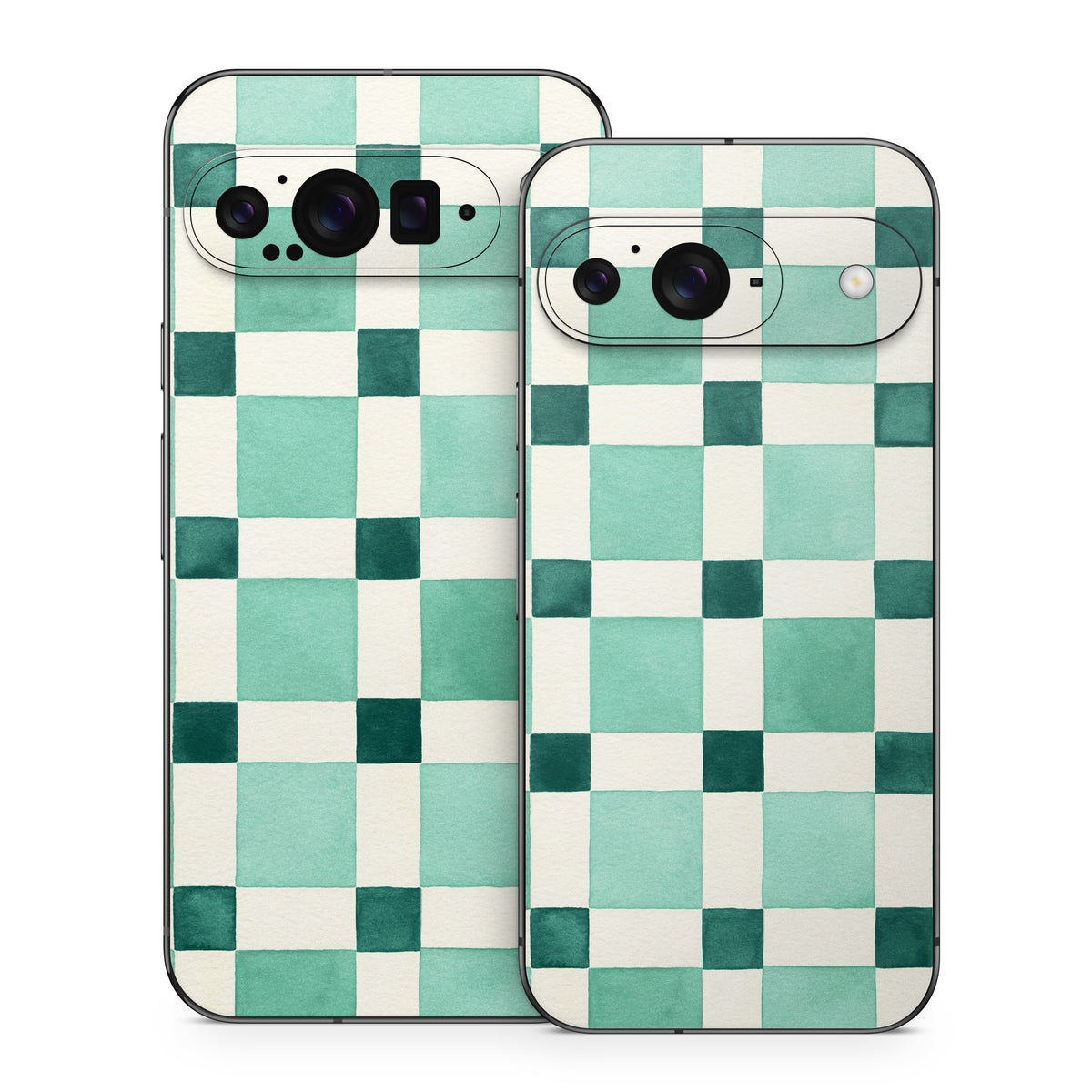 Checker Mosaic Green - Google Pixel 9 Skin