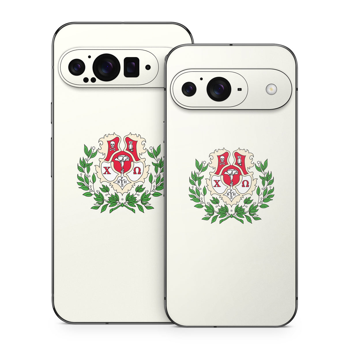 Chi Omega Crest Cream - Google Pixel 9 Skin
