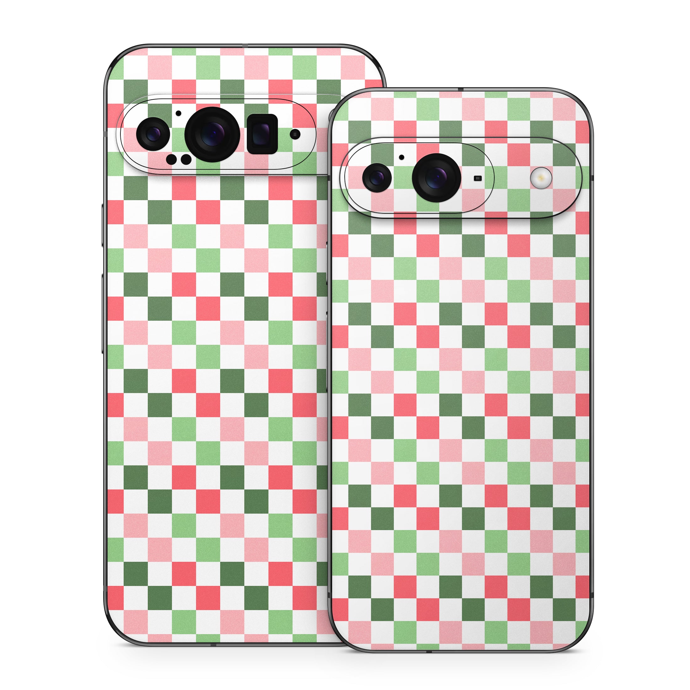 Christmas Checkers - Google Pixel 9 Skin