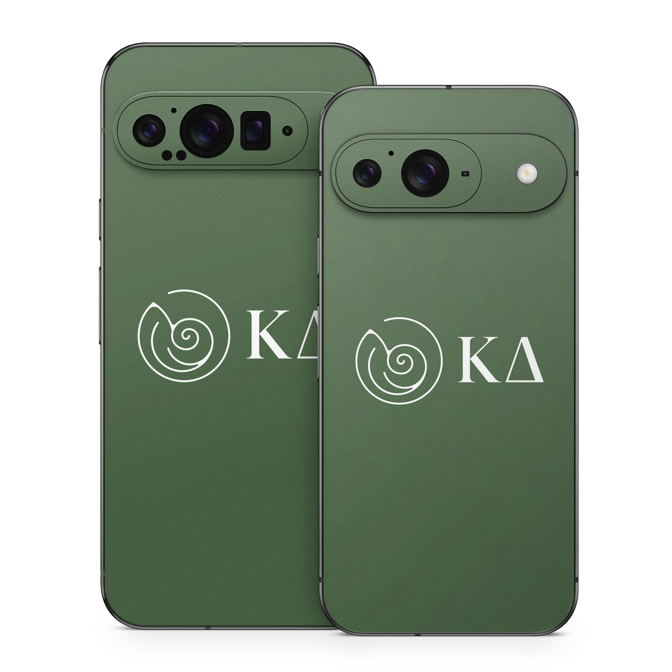 Kappa Delta Greek Letters Dark Olive - Google Pixel 9 Skin