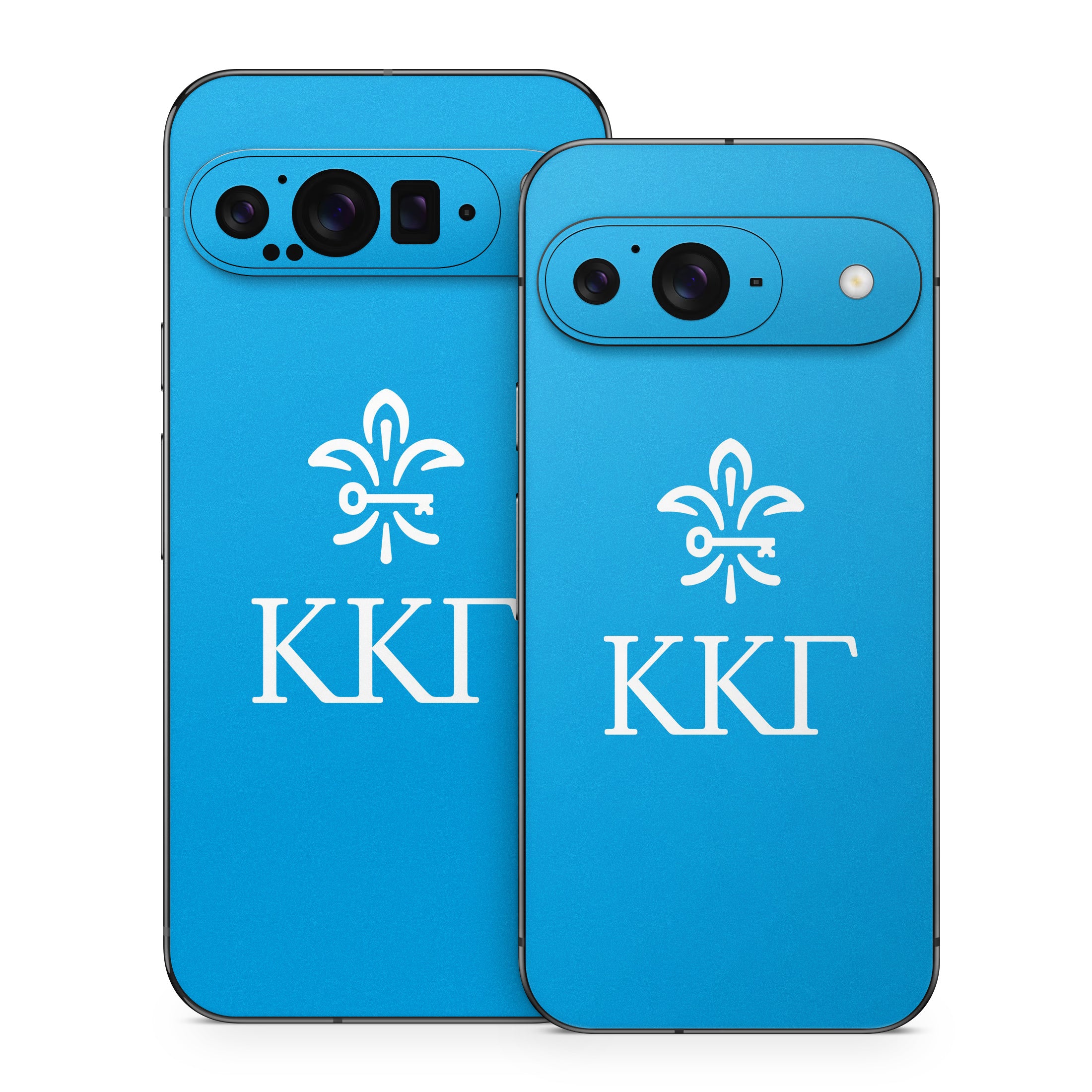 Kappa Kappa Gamma Letterkey Vertical Gamma Blue - Google Pixel 9 Skin