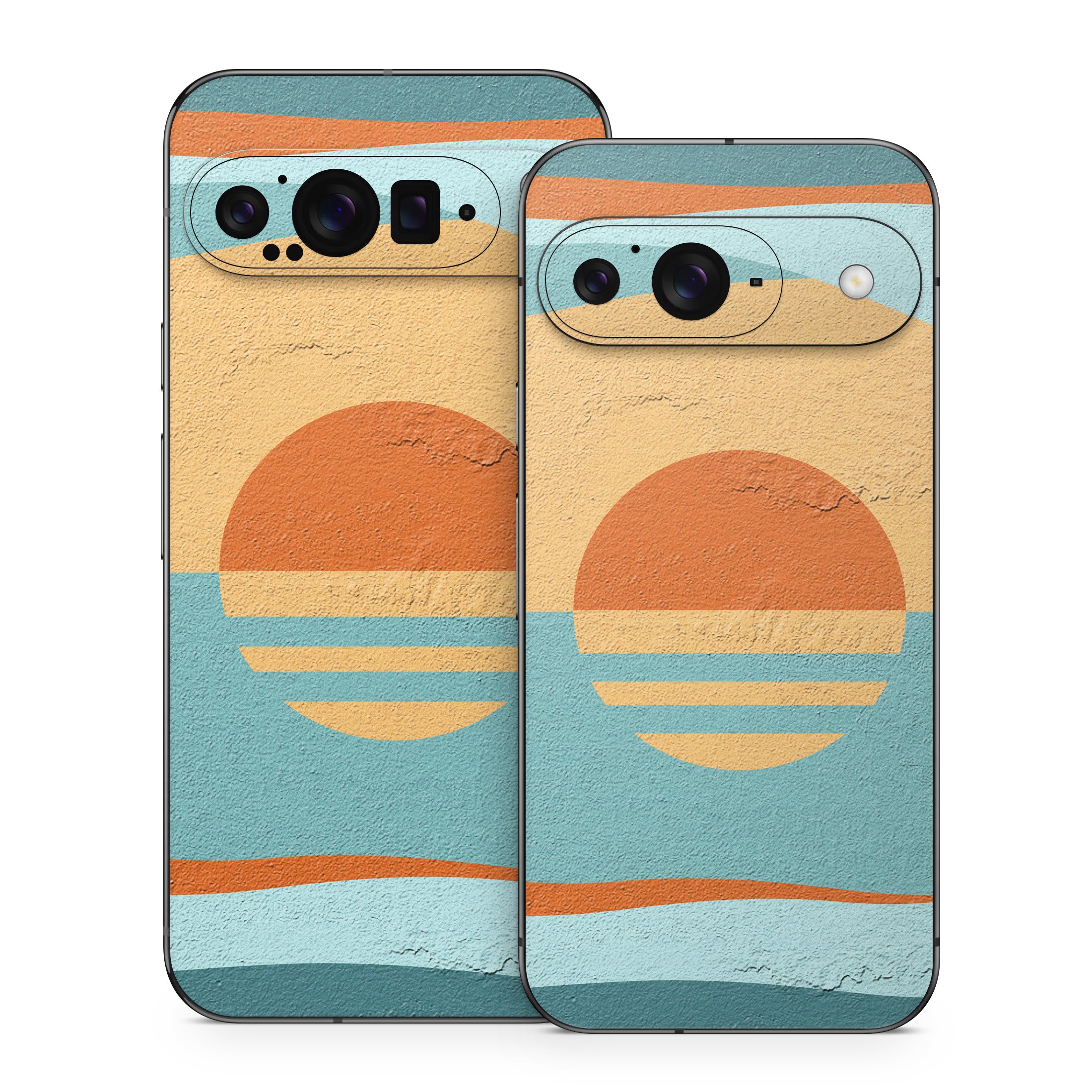 Retro Sunset - Google Pixel 9 Skin