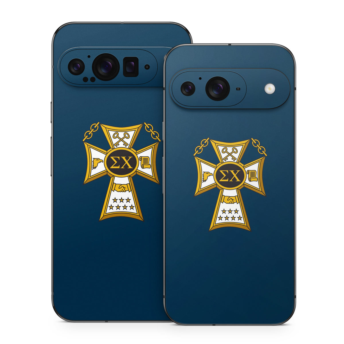Sigma Chi Badge Navy - Google Pixel 9 Skin