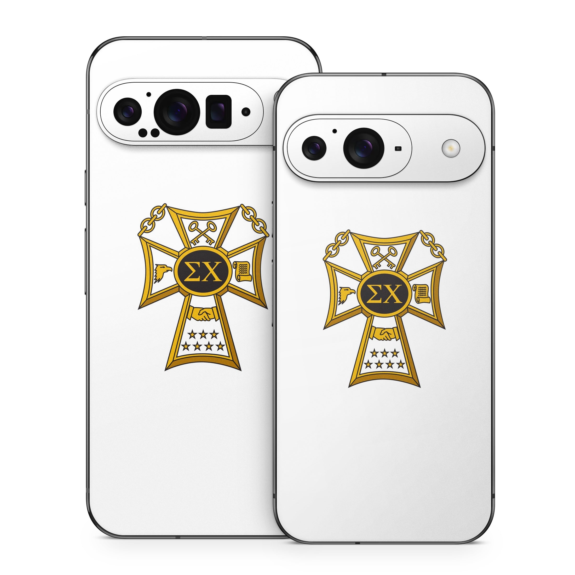 Sigma Chi Badge White - Google Pixel 9 Skin