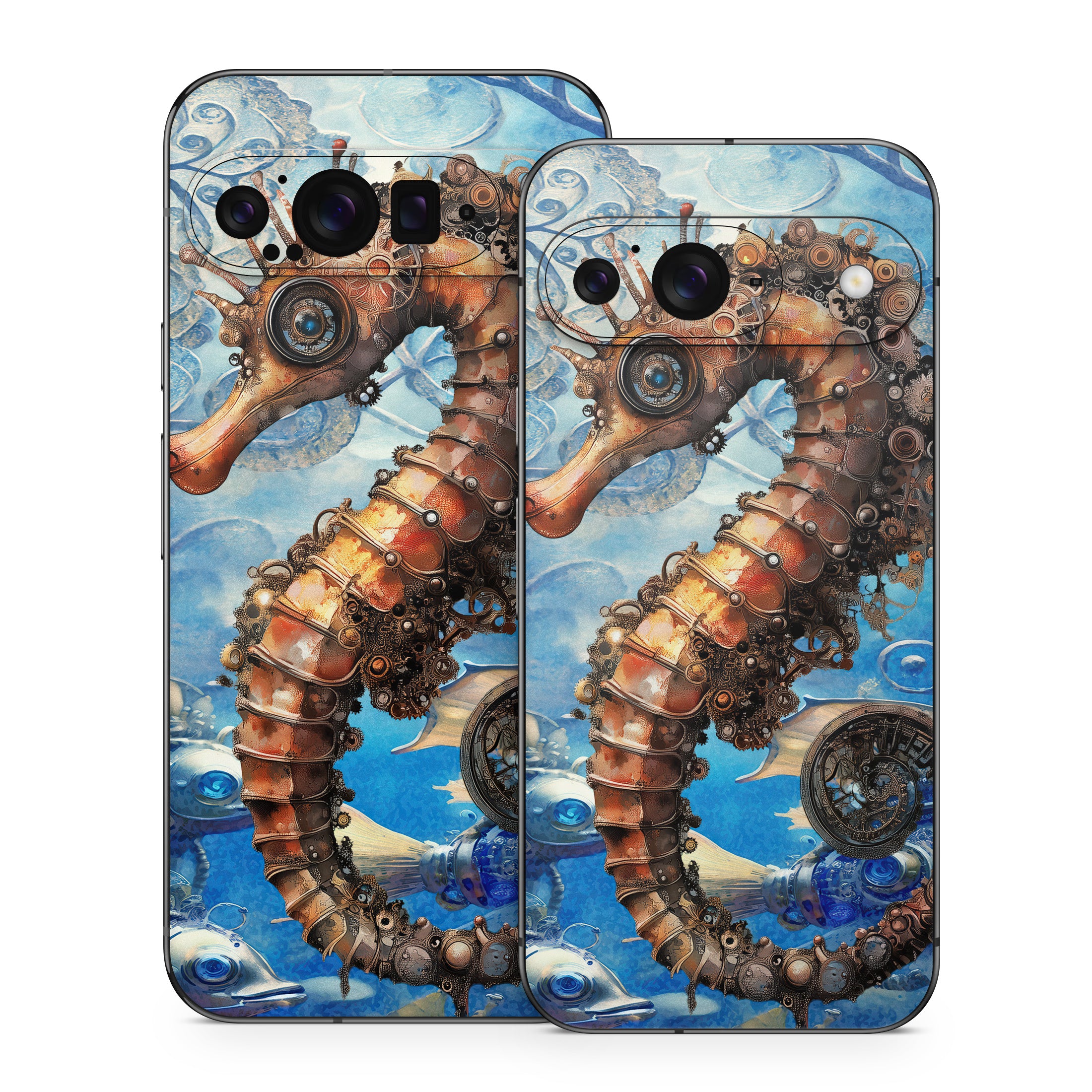 Steampunk Seahorse - Google Pixel 9 Skin