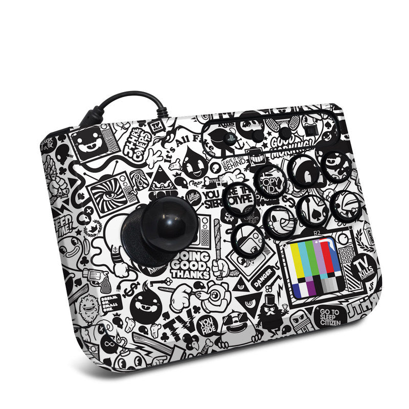 TV Kills Everything - HORI Fighting Stick Mini 4 Skin