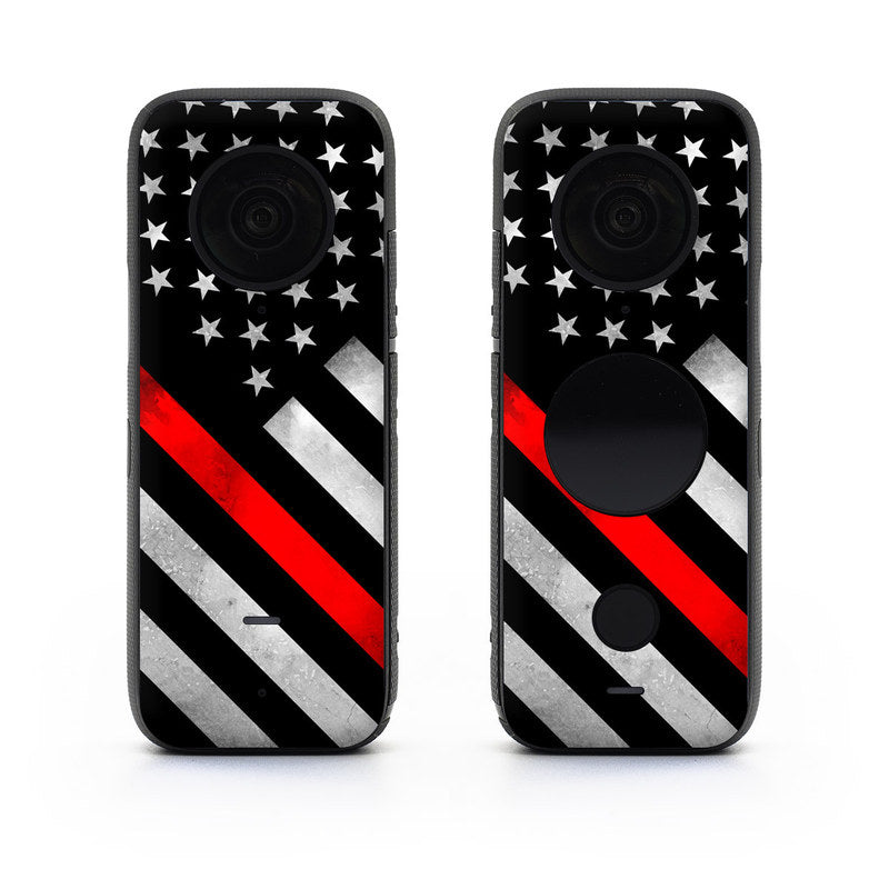 Thin Red Line Hero - Insta360 One X2 Skin