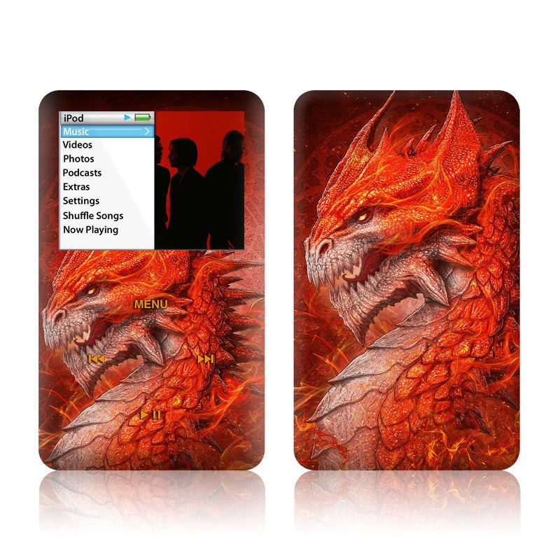 Flame Dragon - iPod Classic Skin