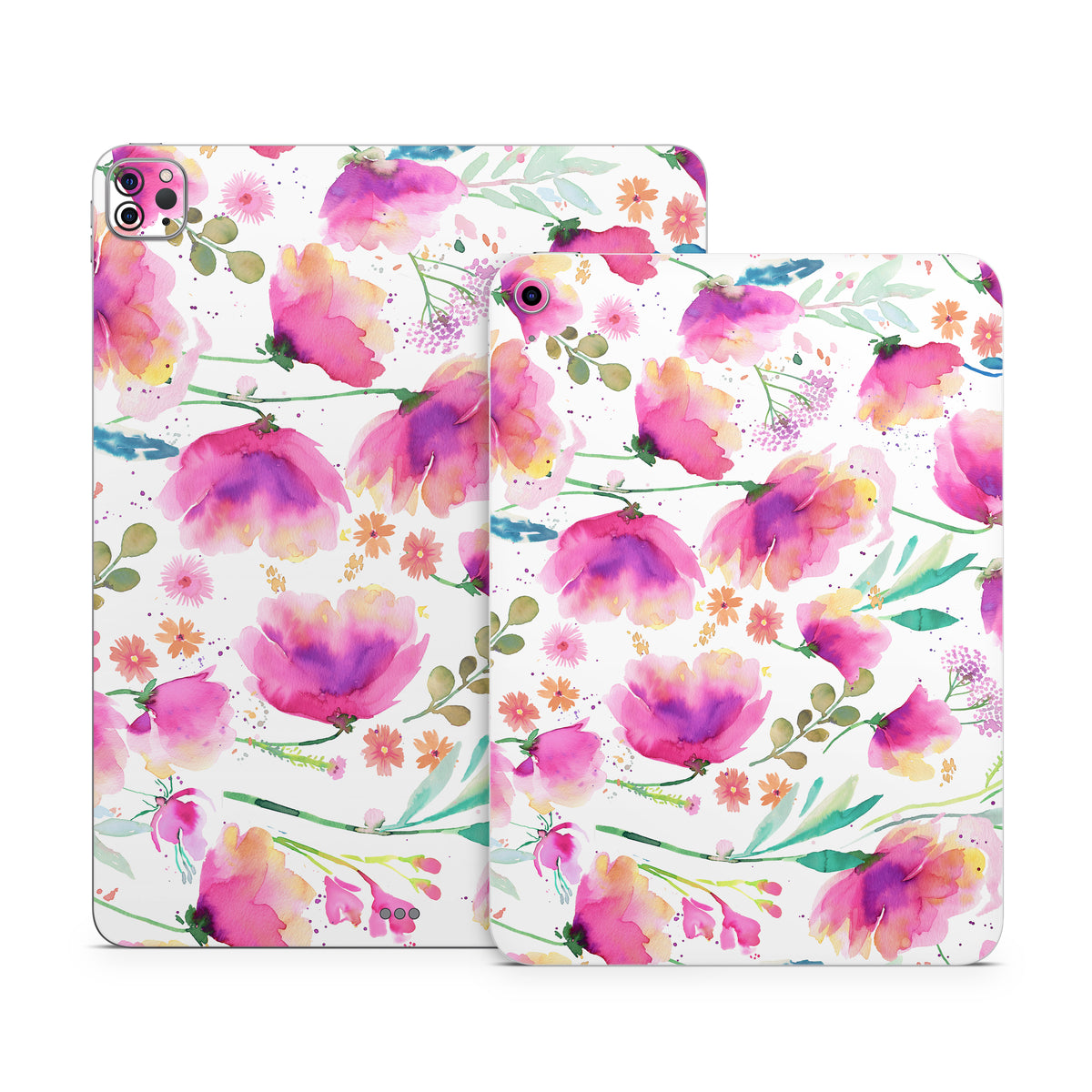 Abstract Pink Poppies - Apple iPad Skin