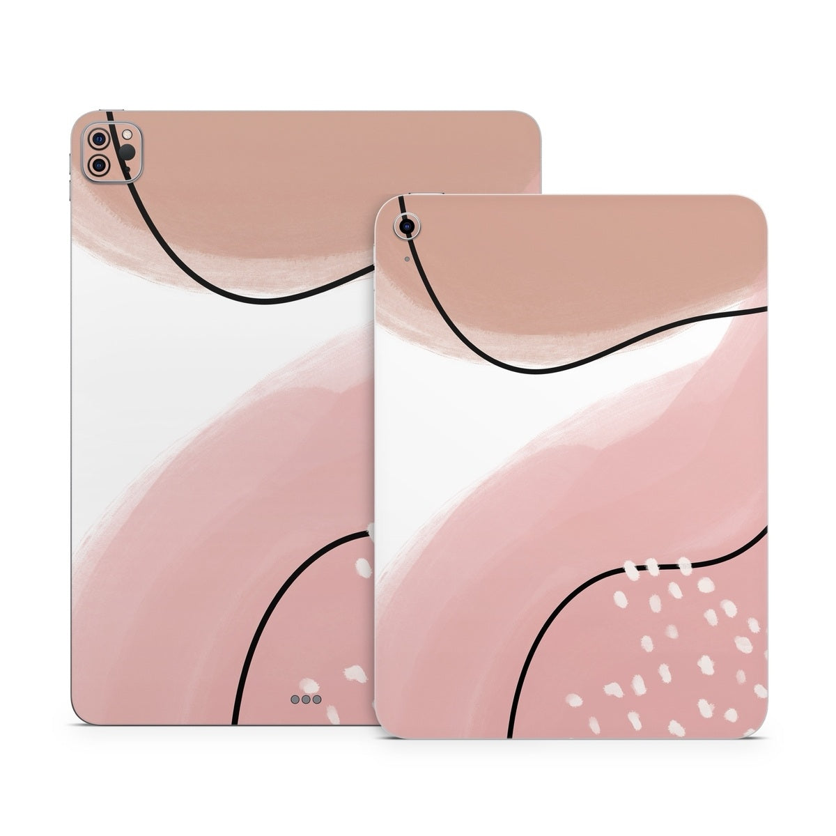 Abstract Pink and Brown - Apple iPad Skin
