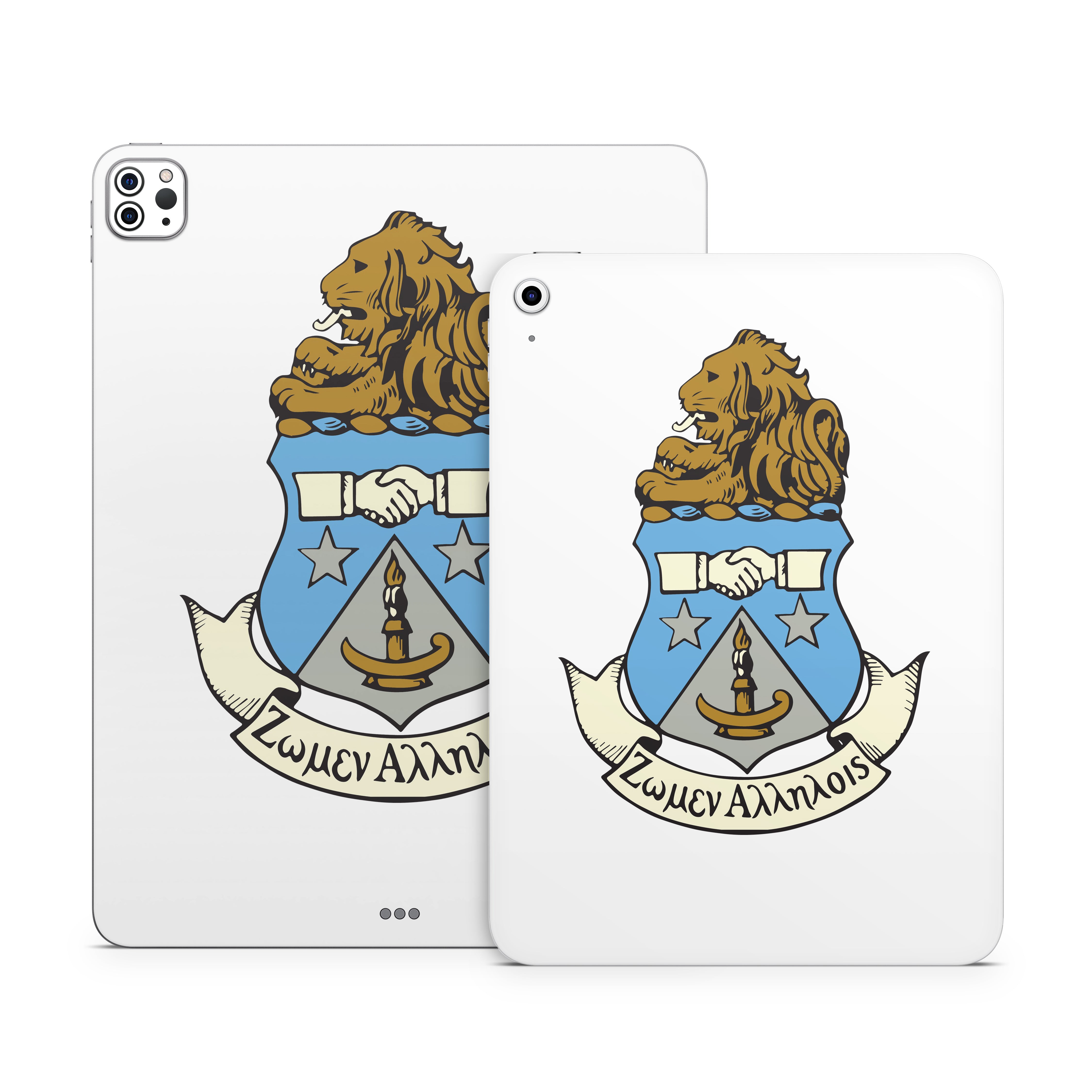 Alpha Delta Pi Crest White - Apple iPad Skin