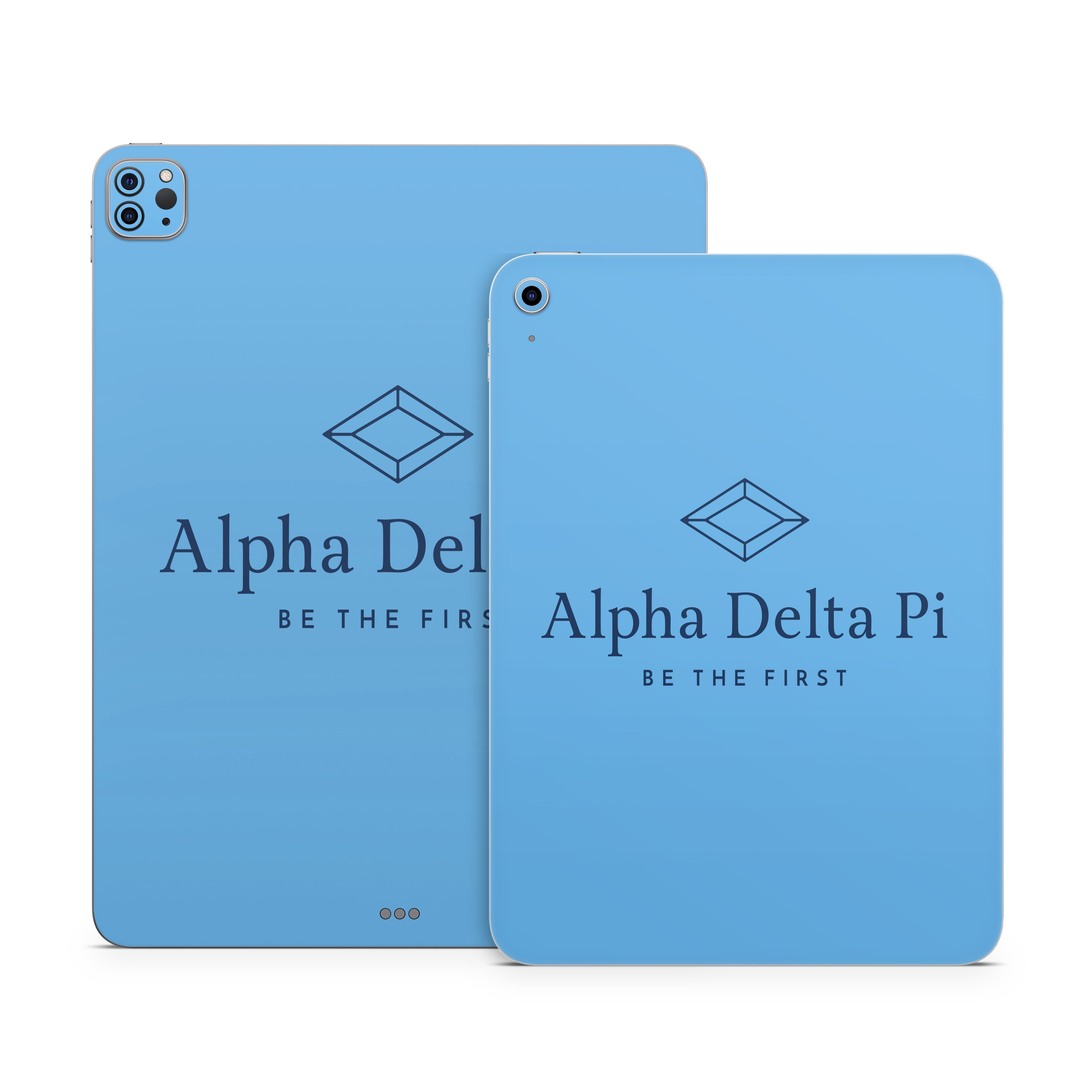 Alpha Delta Pi Primary Logo Adelphean Blue - Apple iPad Skin