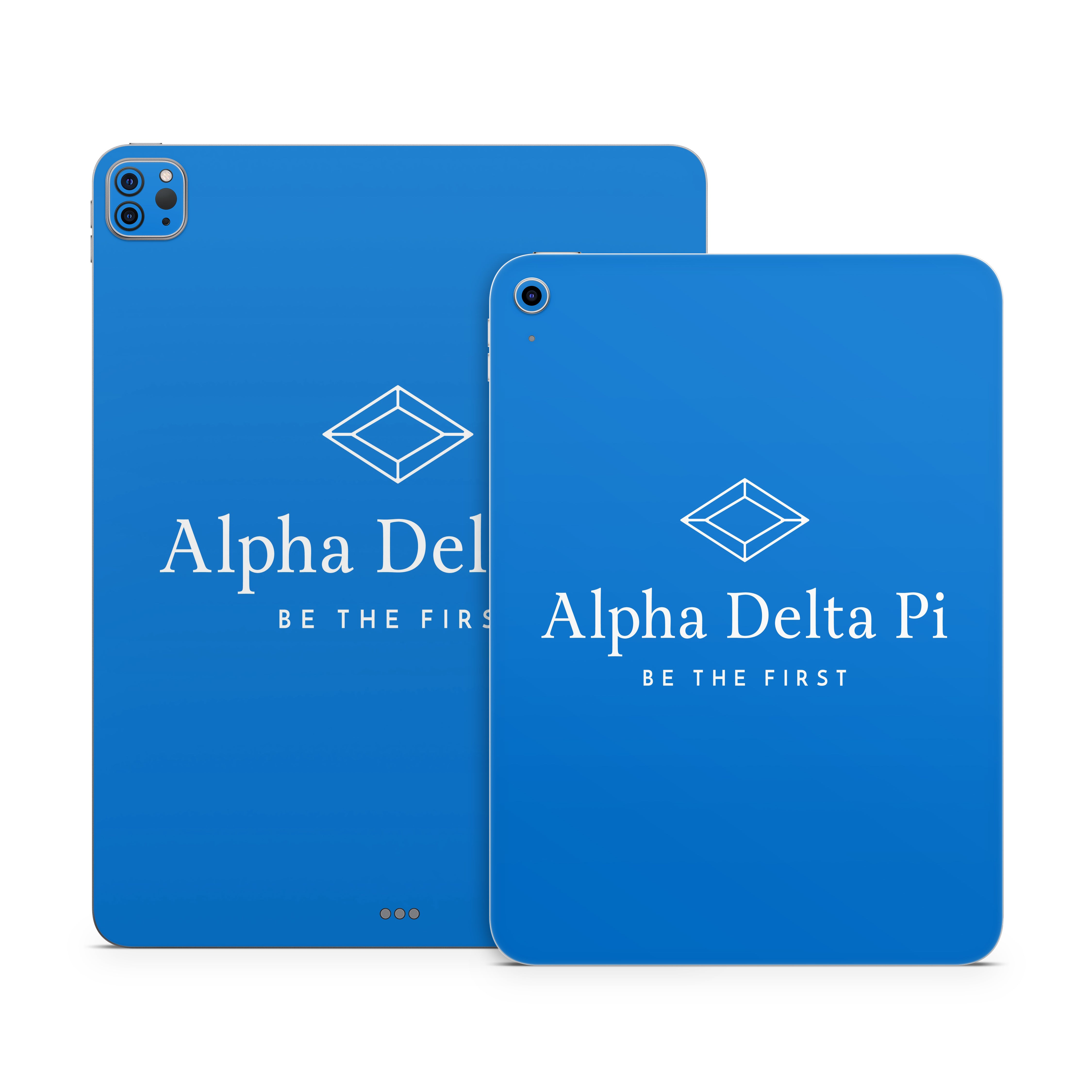 Alpha Delta Pi Primary Logo Azure - Apple iPad Skin