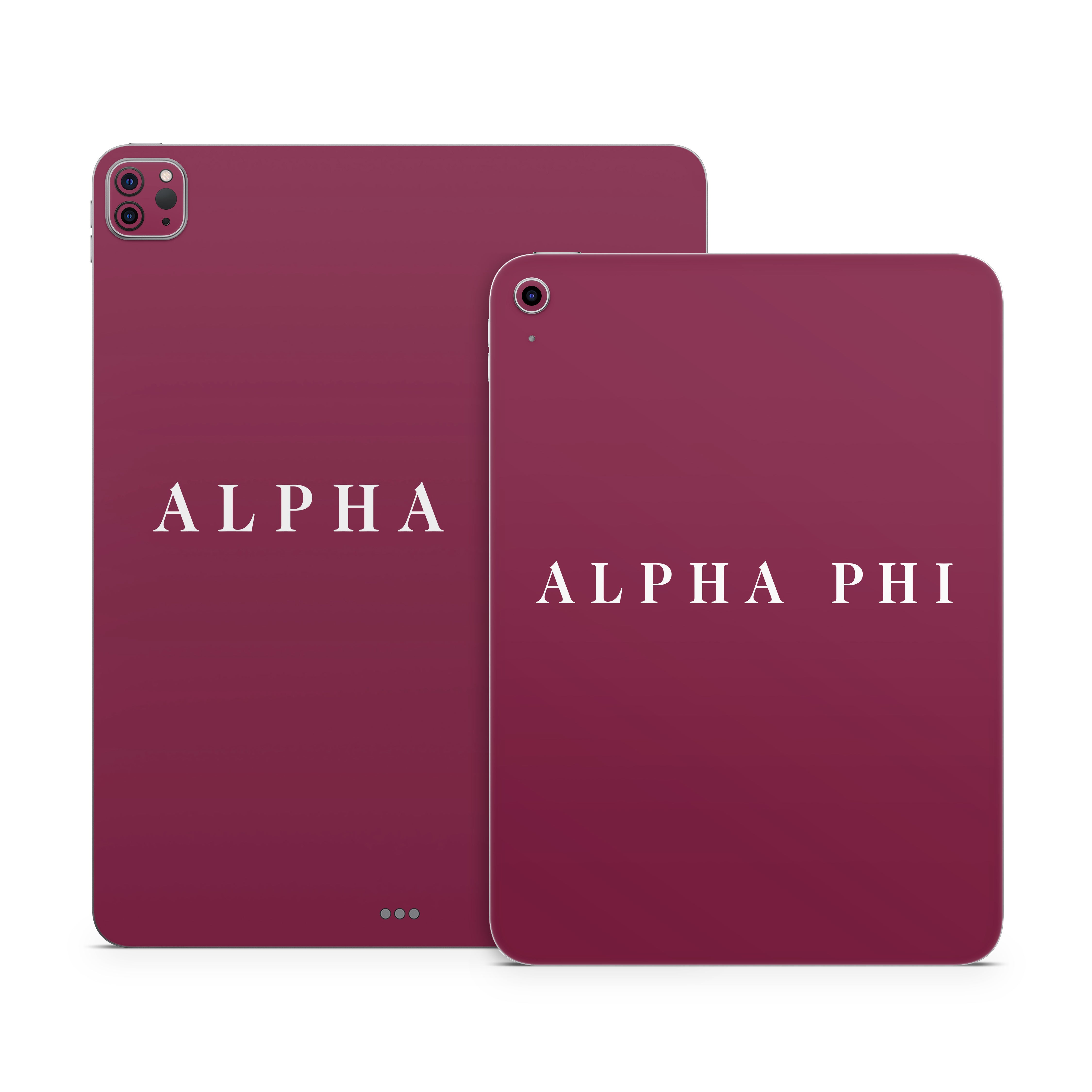Alpha Phi Wordmark Bordeaux - Apple iPad Skin