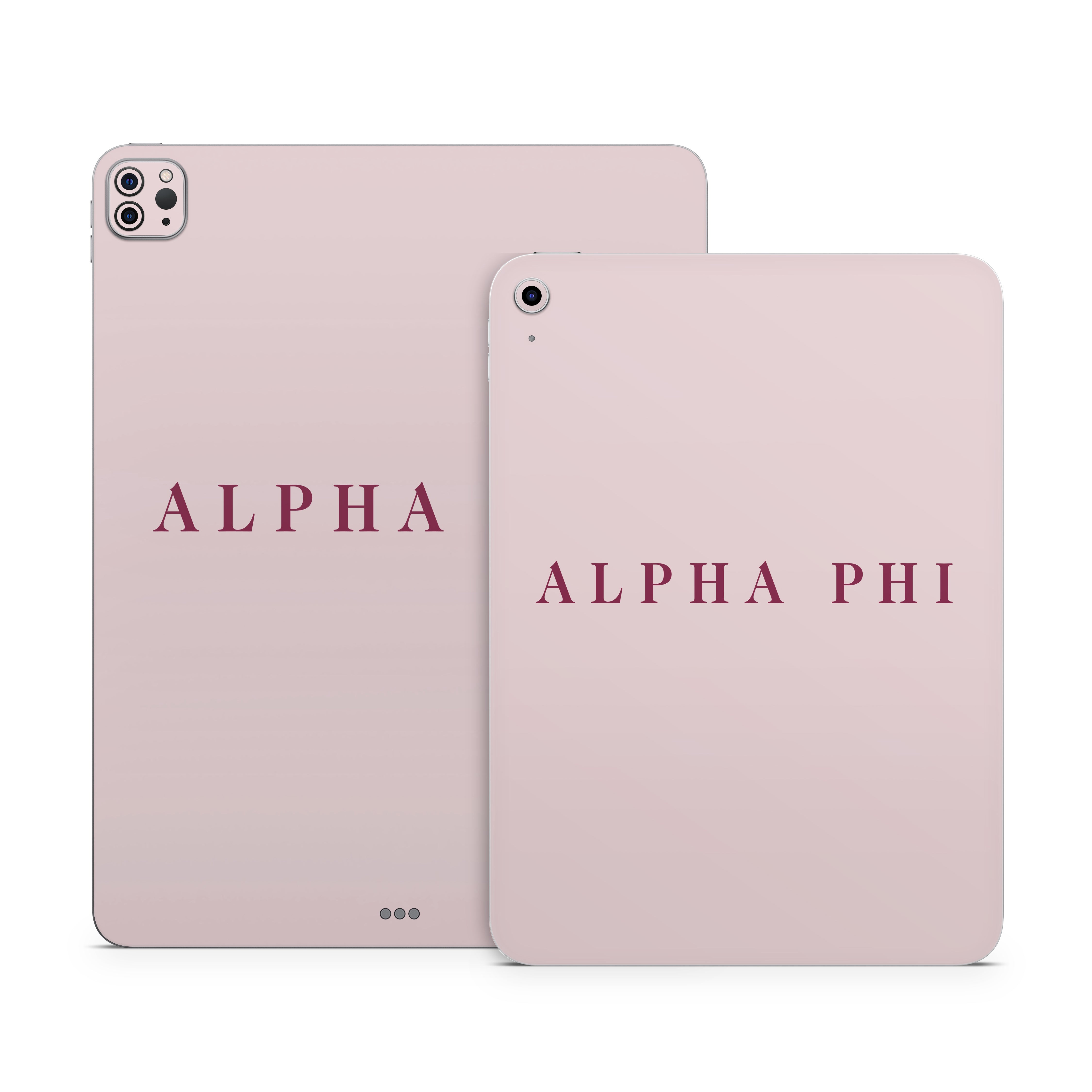 Alpha Phi Wordmark Ivory - Apple iPad Skin