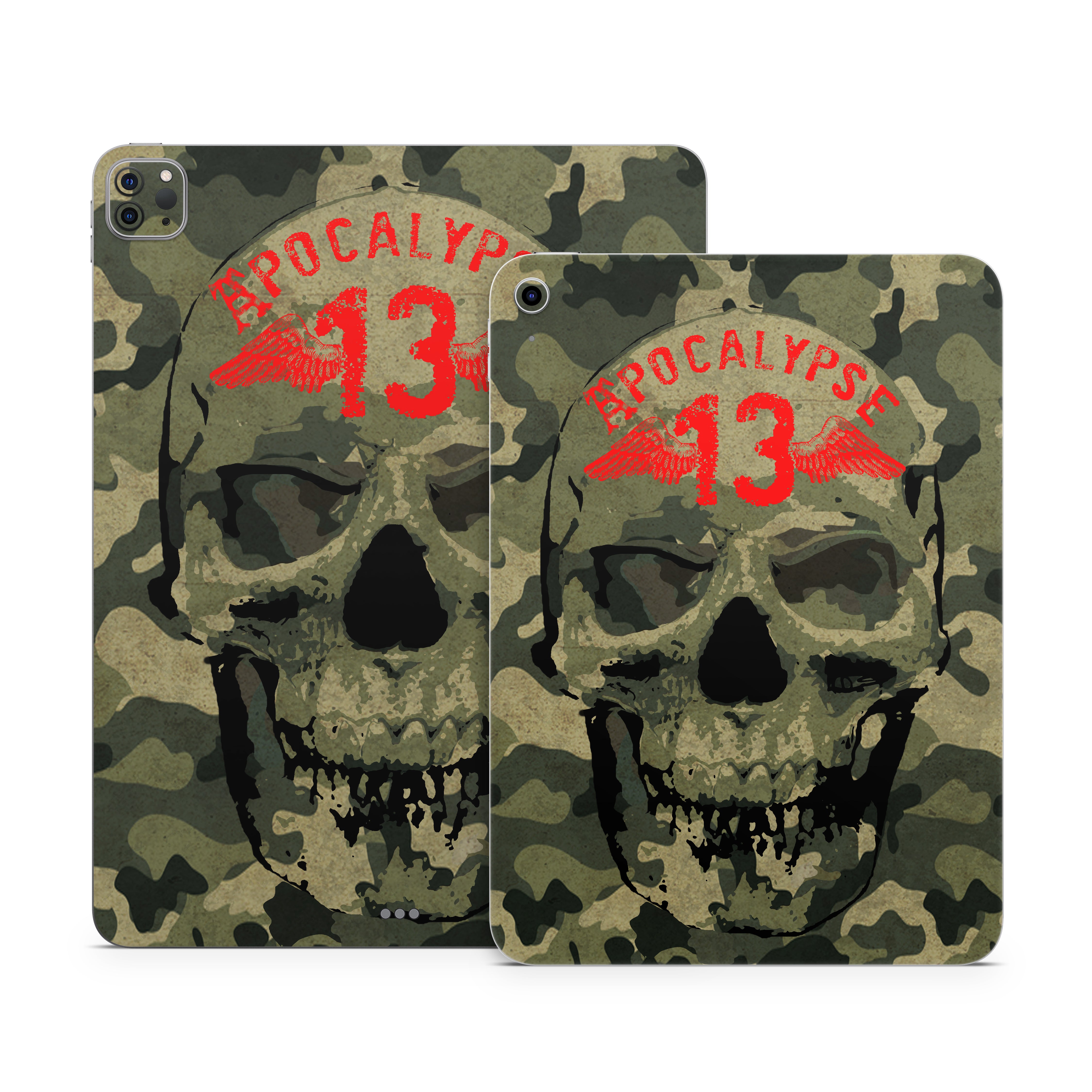 Camo Skull - Apple iPad Skin