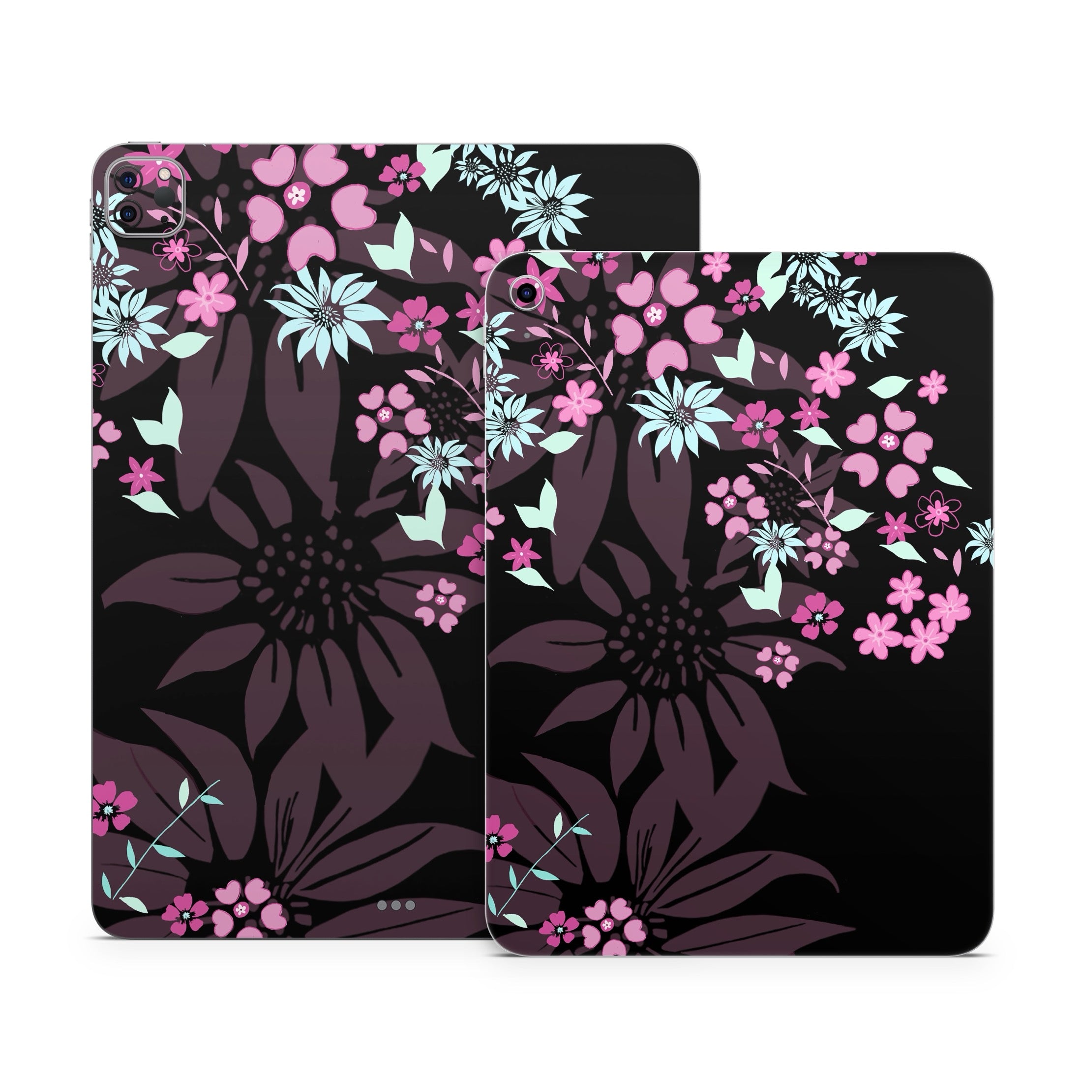 Dark Flowers - Apple iPad Skin