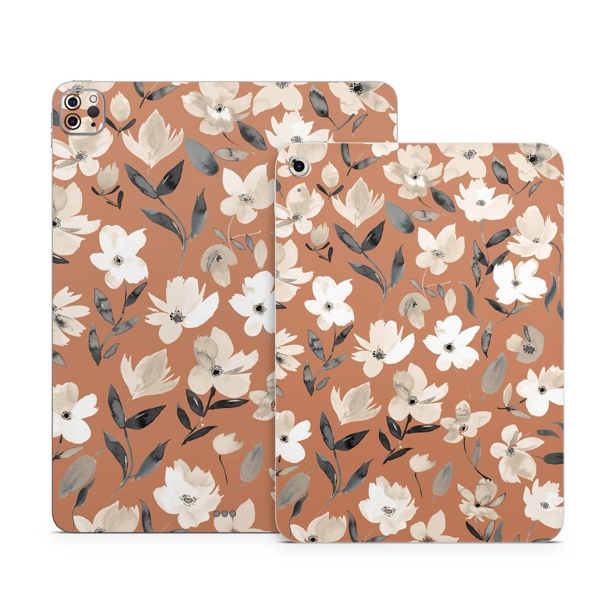 Fresh Flowers Copper - Apple iPad Skin