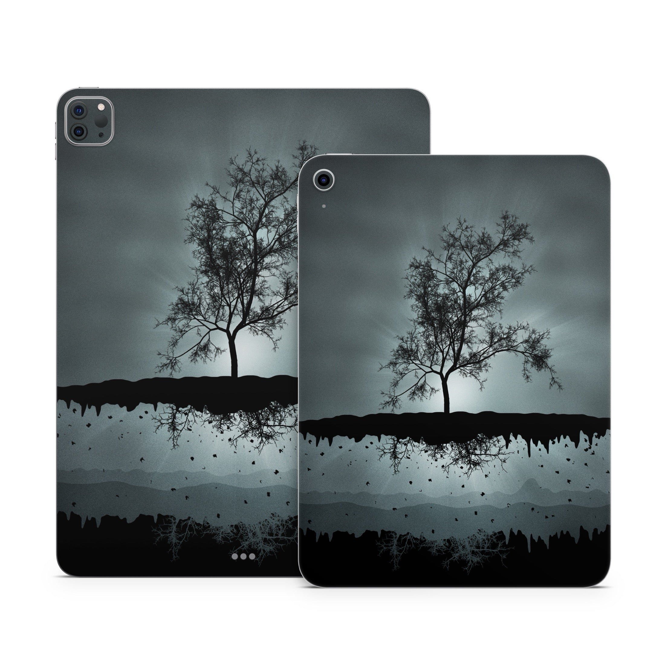 Flying Tree Black - Apple iPad Skin