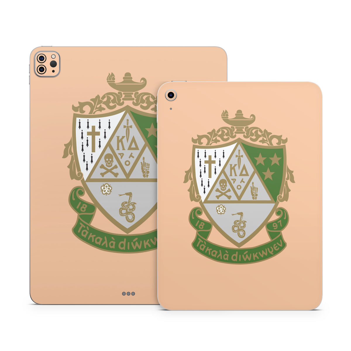 Kappa Delta Crest Empowered Peach - Apple iPad Skin