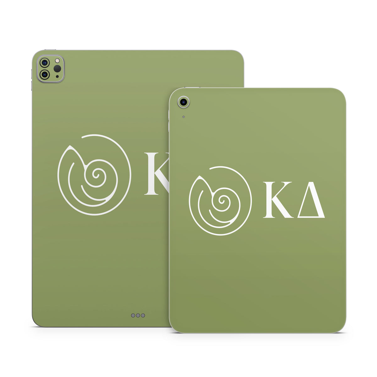 Kappa Delta Greek Letters KD Olive - Apple iPad Skin