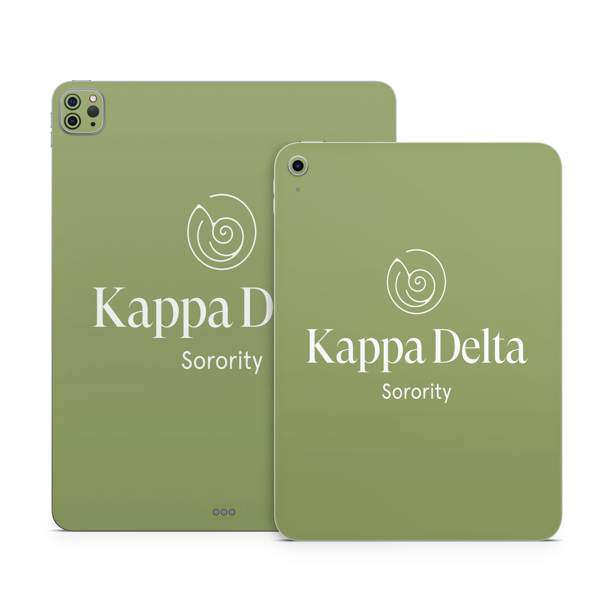 Kappa Delta Primary Logo KD Olive - Apple iPad Skin