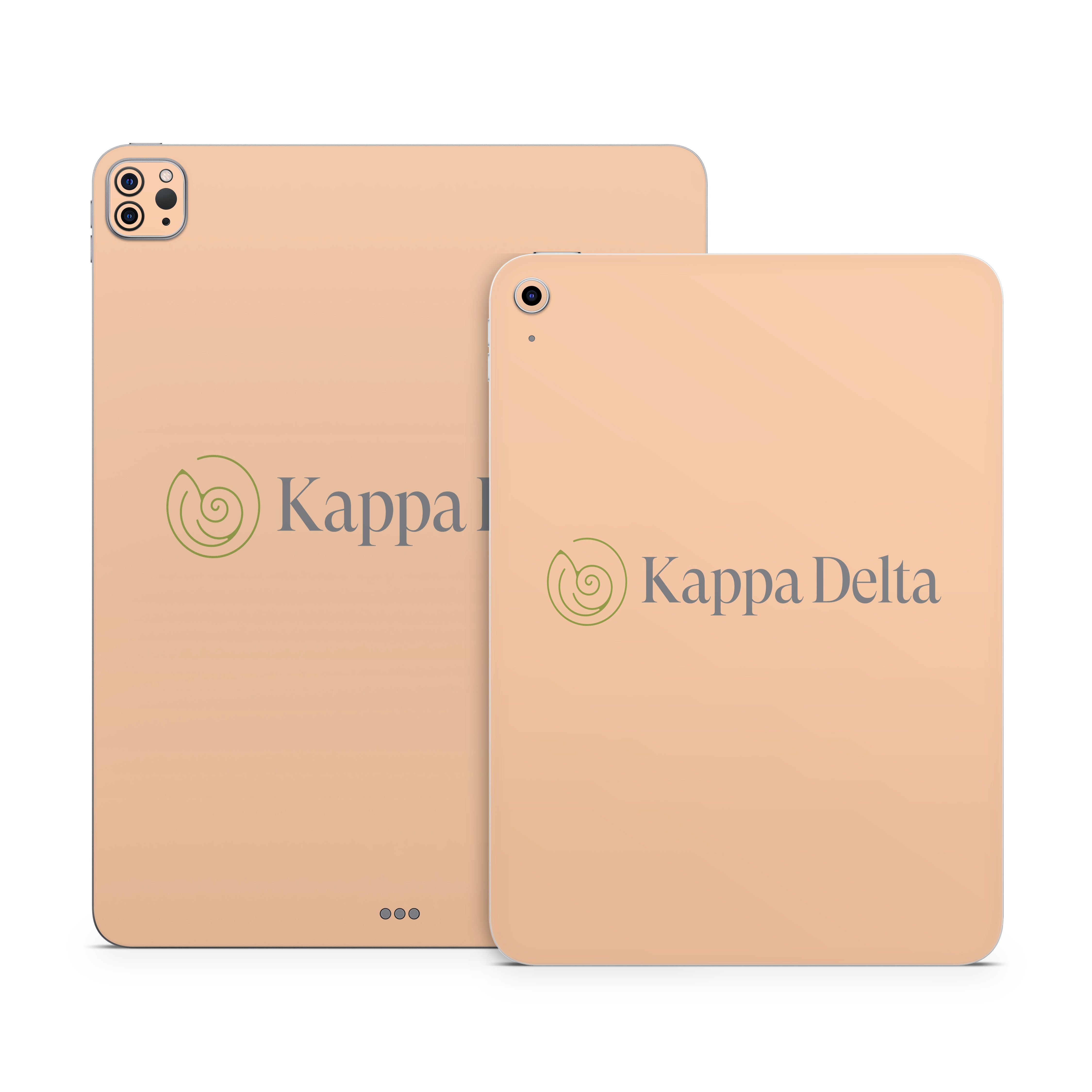 Kappa Delta Secondary Logo Empowered Peach - Apple iPad Skin
