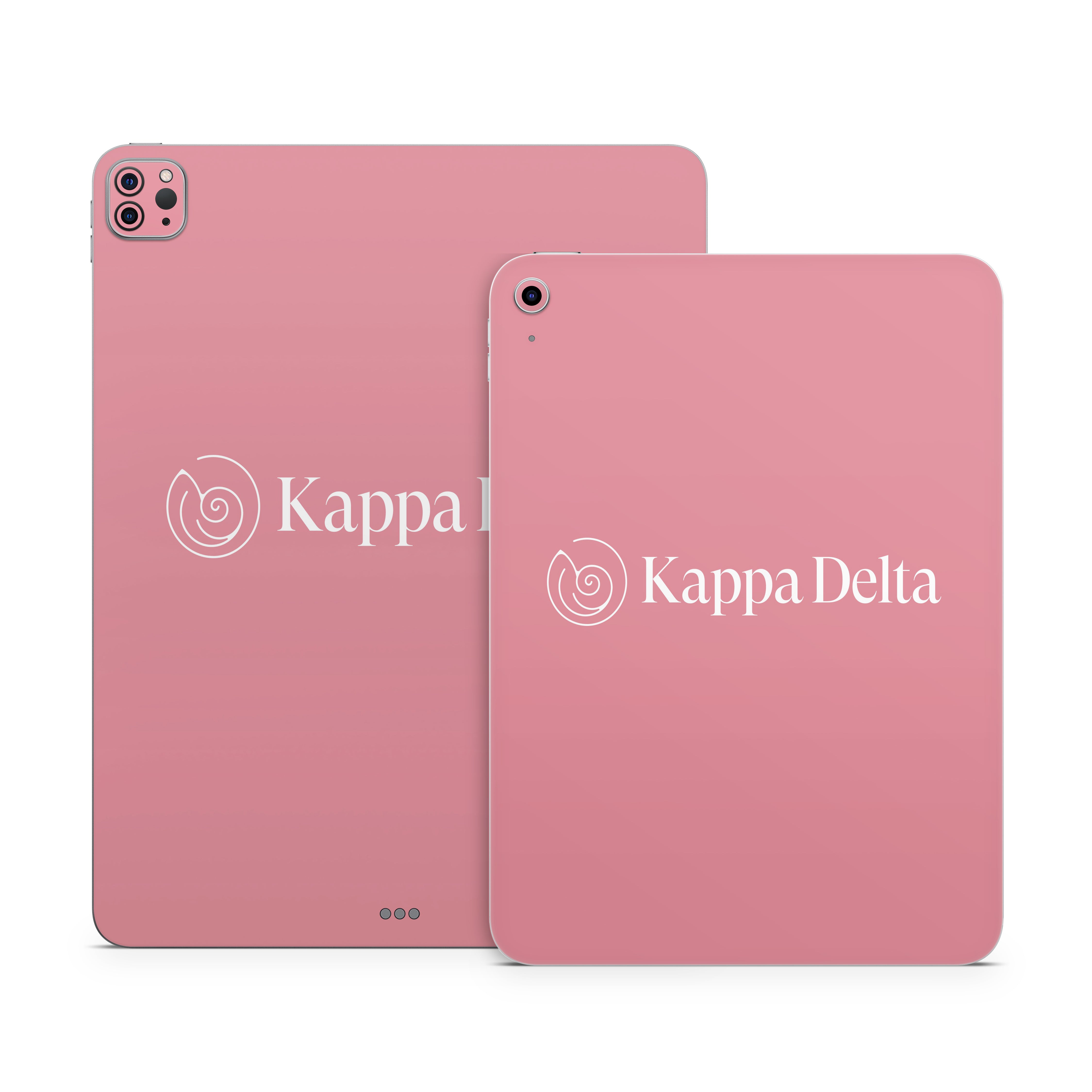 Kappa Delta Secondary Logo Active Pink - Apple iPad Skin