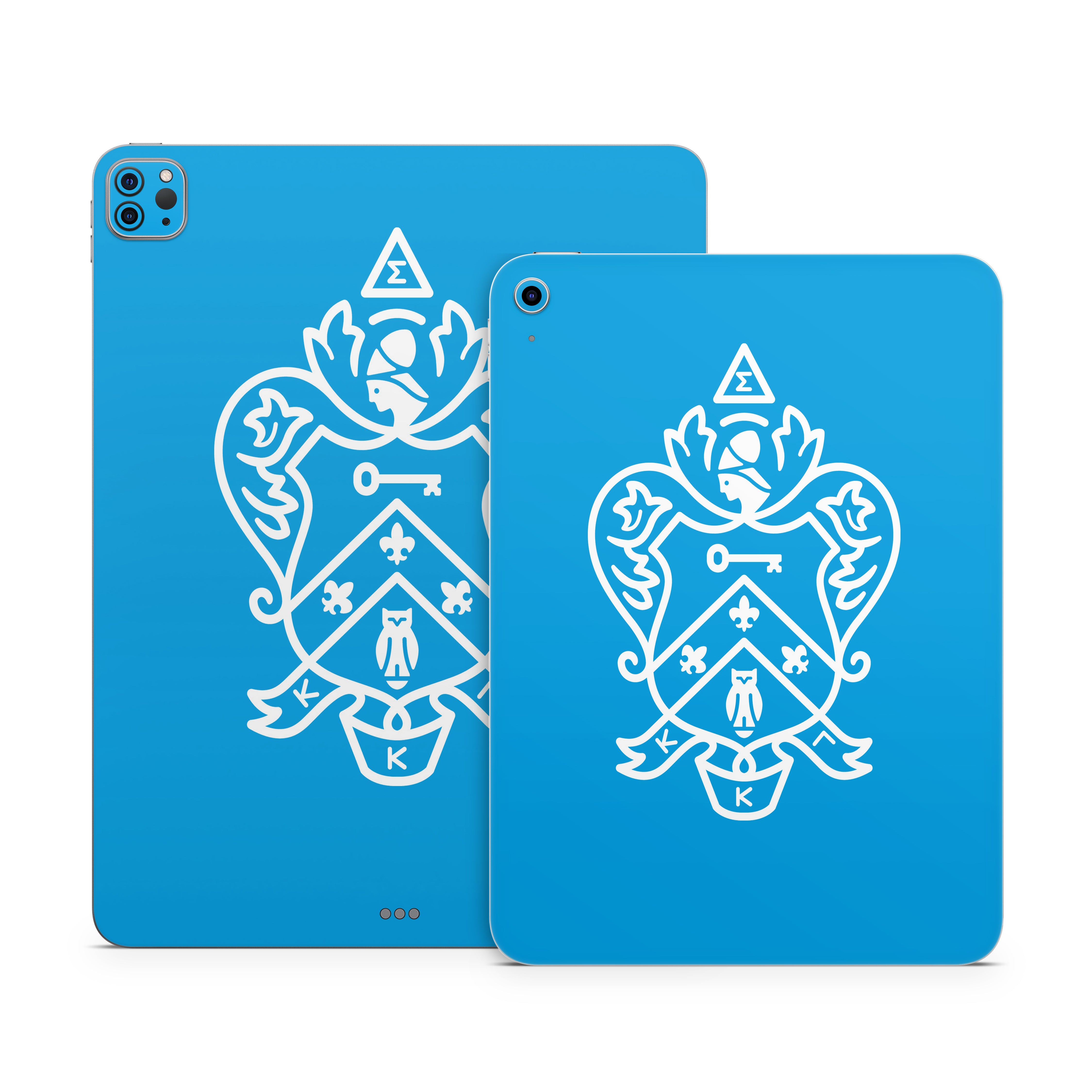 Kappa Kappa Gamma Coat of Arms Gamma Blue - Apple iPad Skin