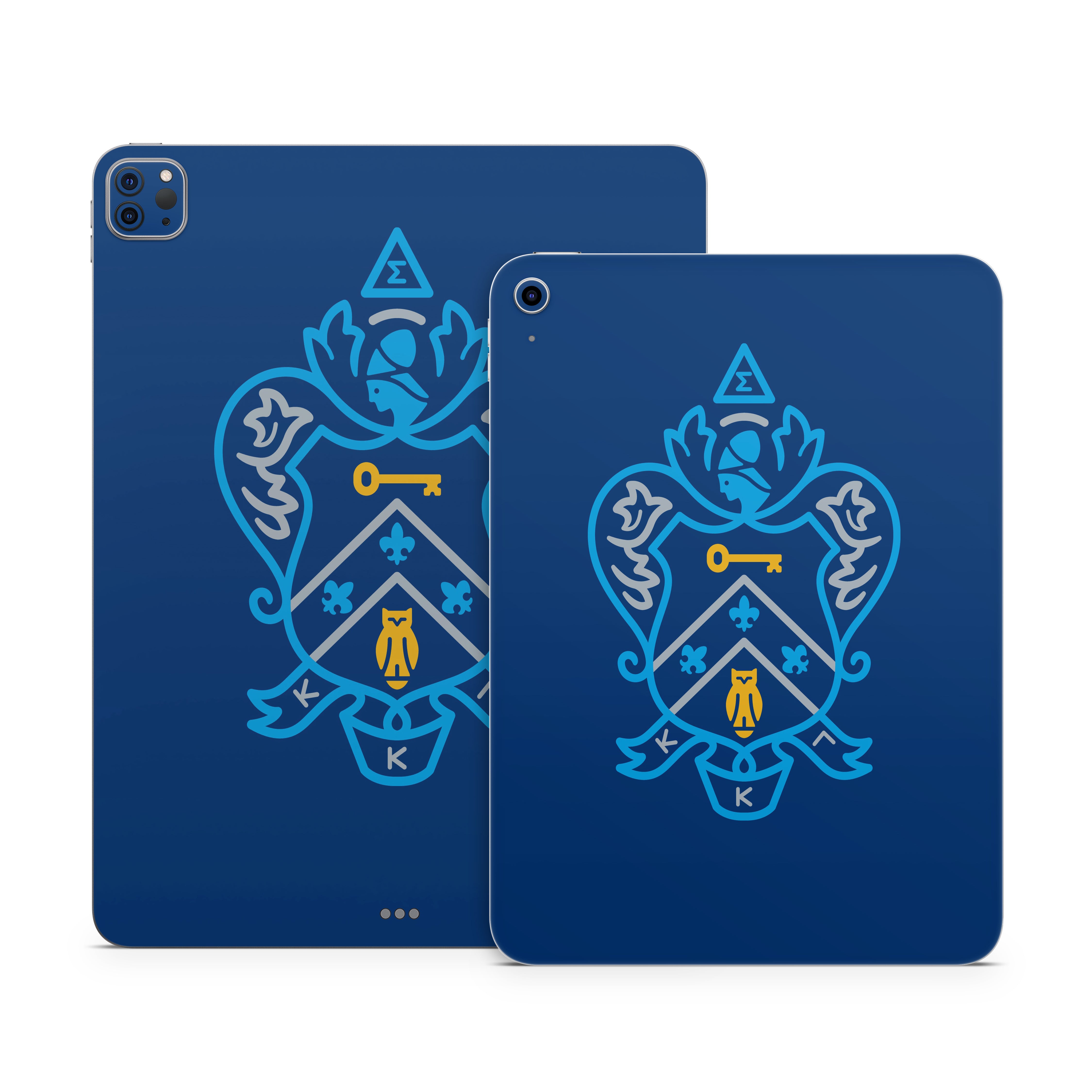 Kappa Kappa Gamma Coat of Arms Kappa Blue - Apple iPad Skin