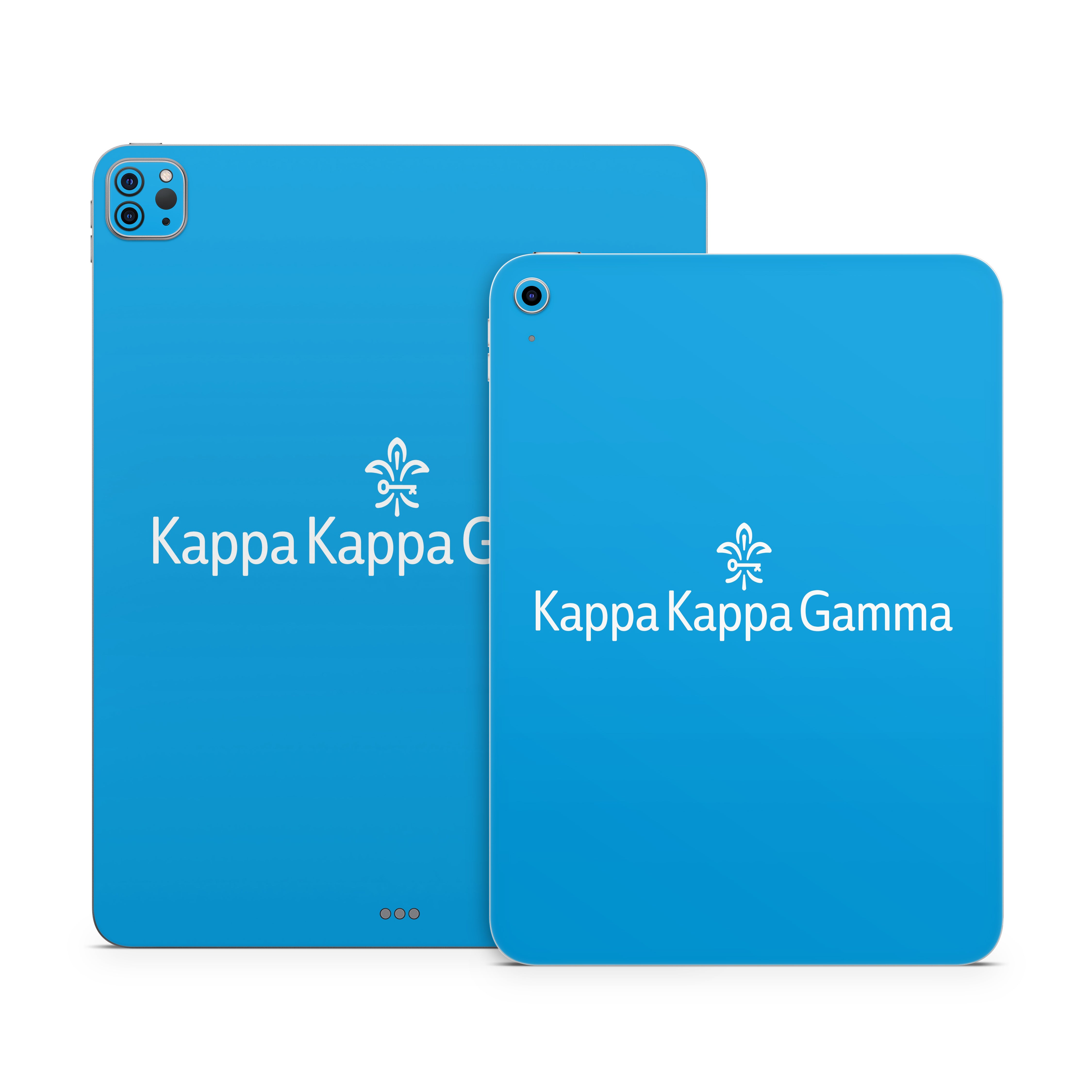 Kappa Kappa Gamma Brandmark Gamma Blue - Apple iPad Skin