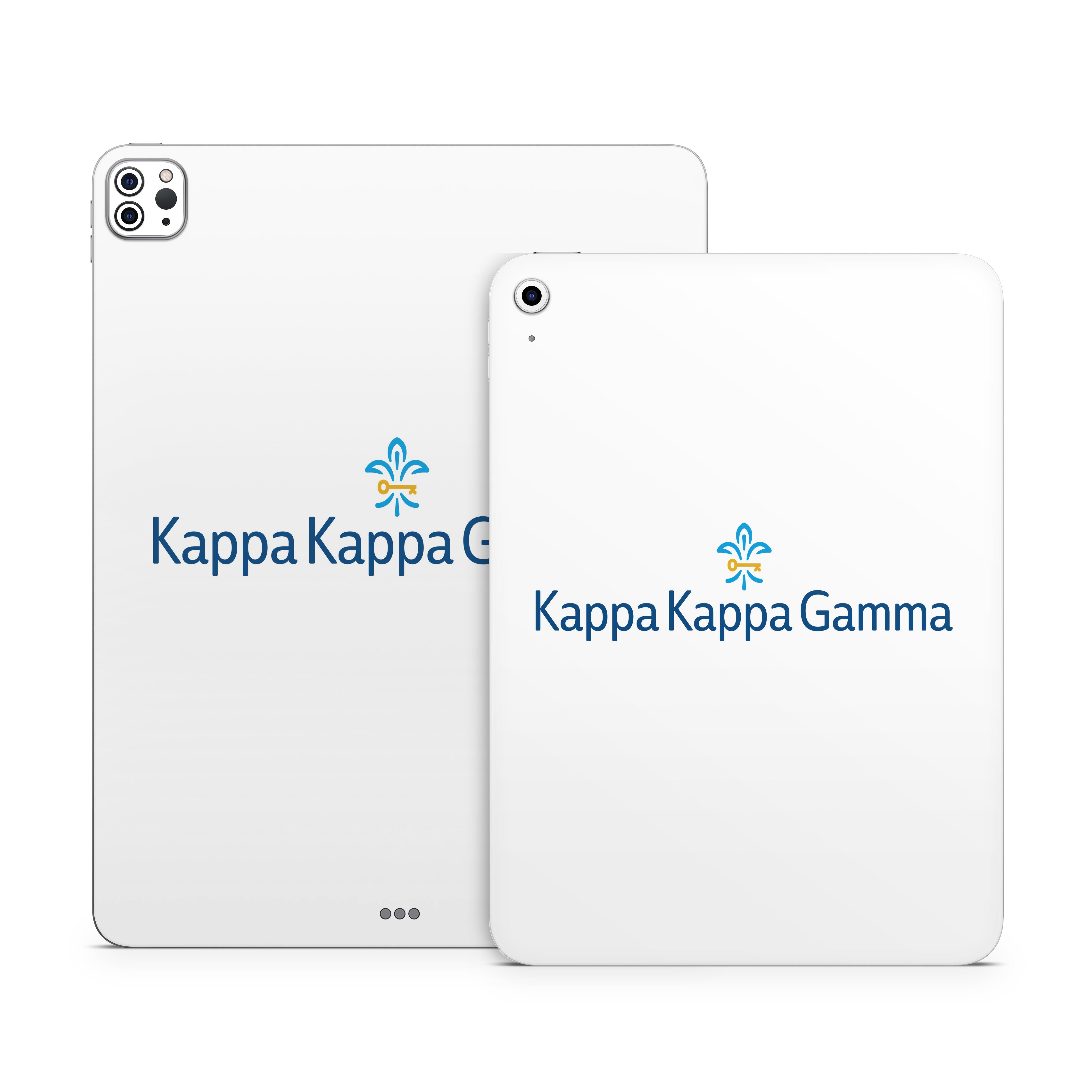 Kappa Kappa Gamma Brandmark White - Apple iPad Skin