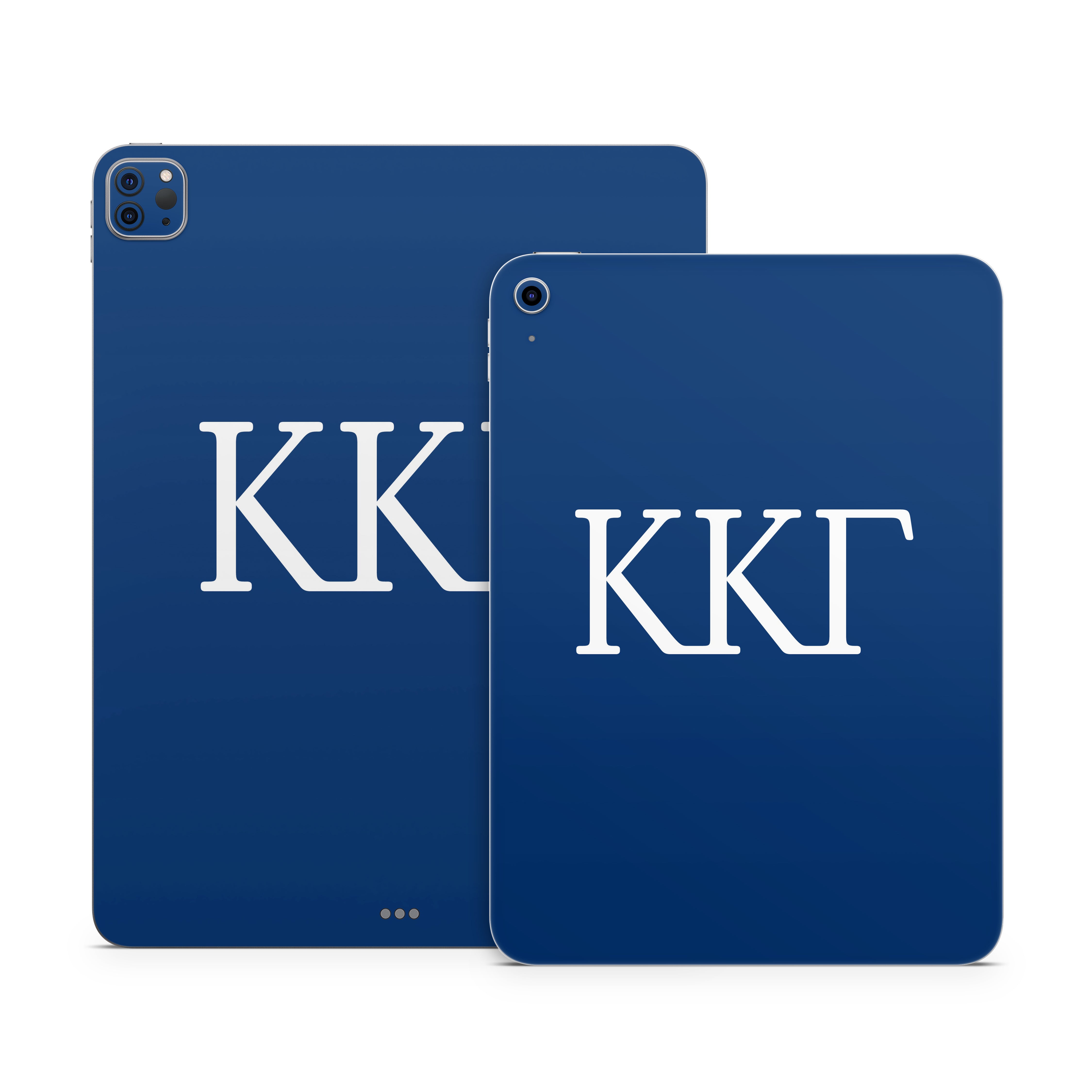 Kappa Kappa Gamma Greek Letters Kappa Blue - Apple iPad Skin
