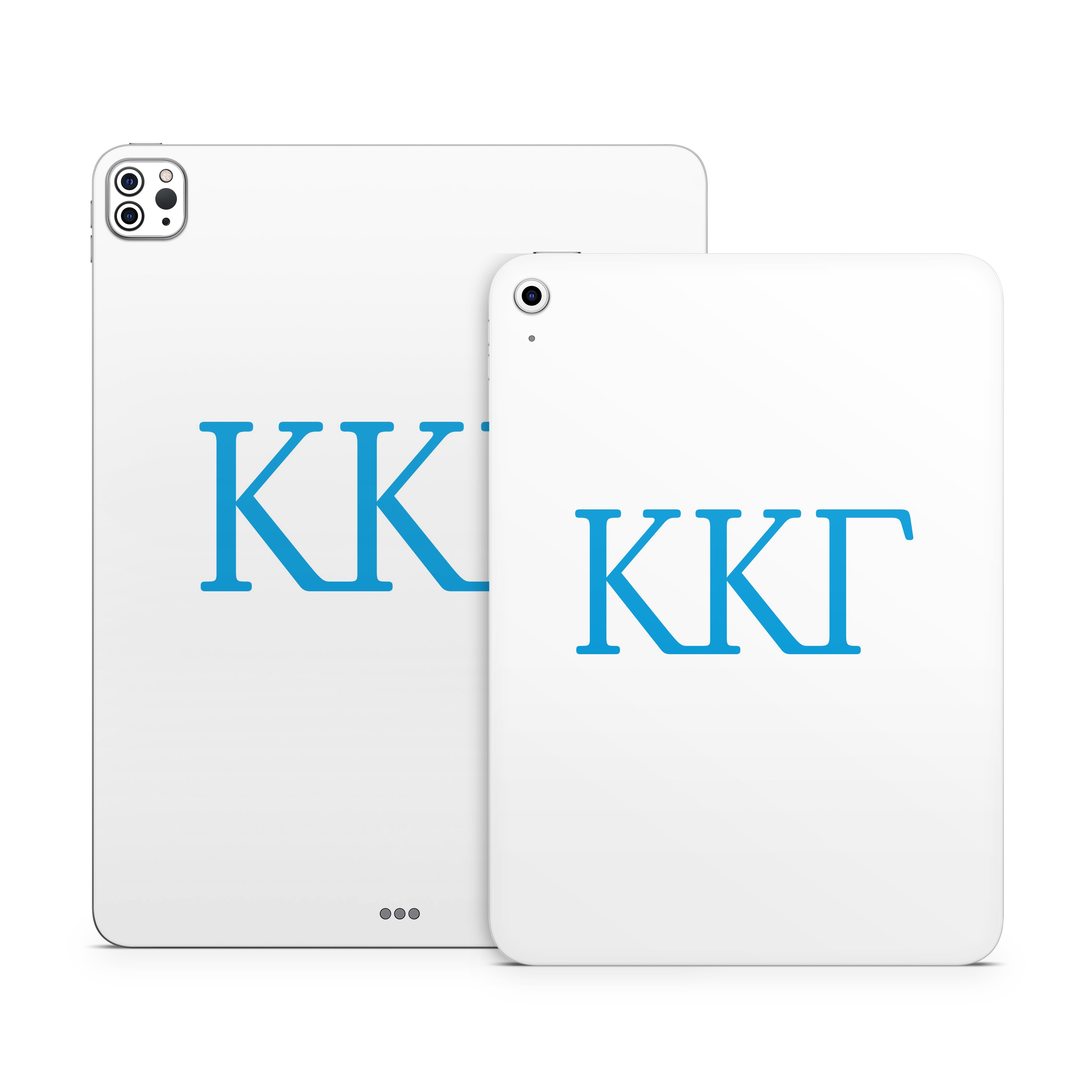 Kappa Kappa Gamma Greek Letters White - Apple iPad Skin