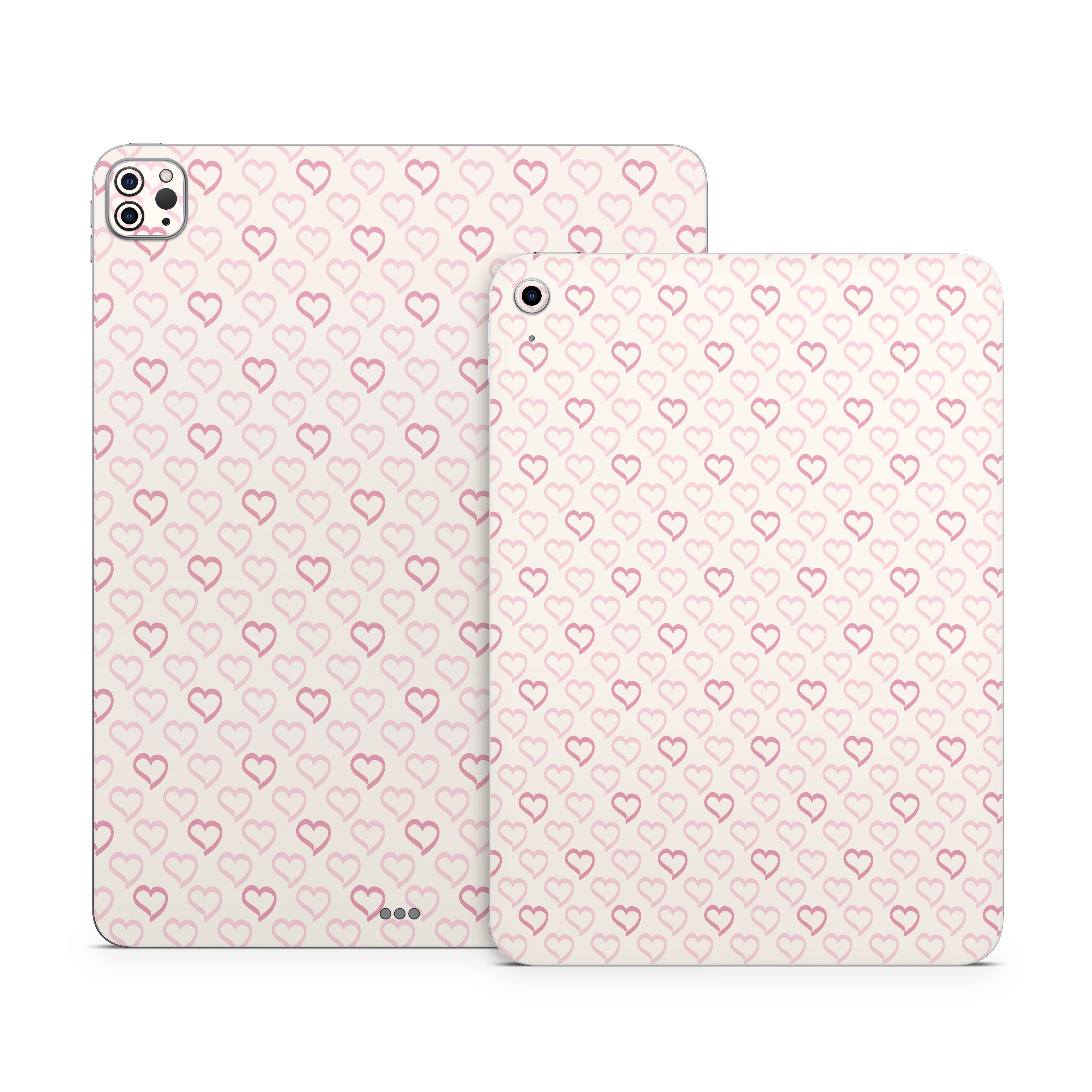 Patterned Hearts - Apple iPad Skin