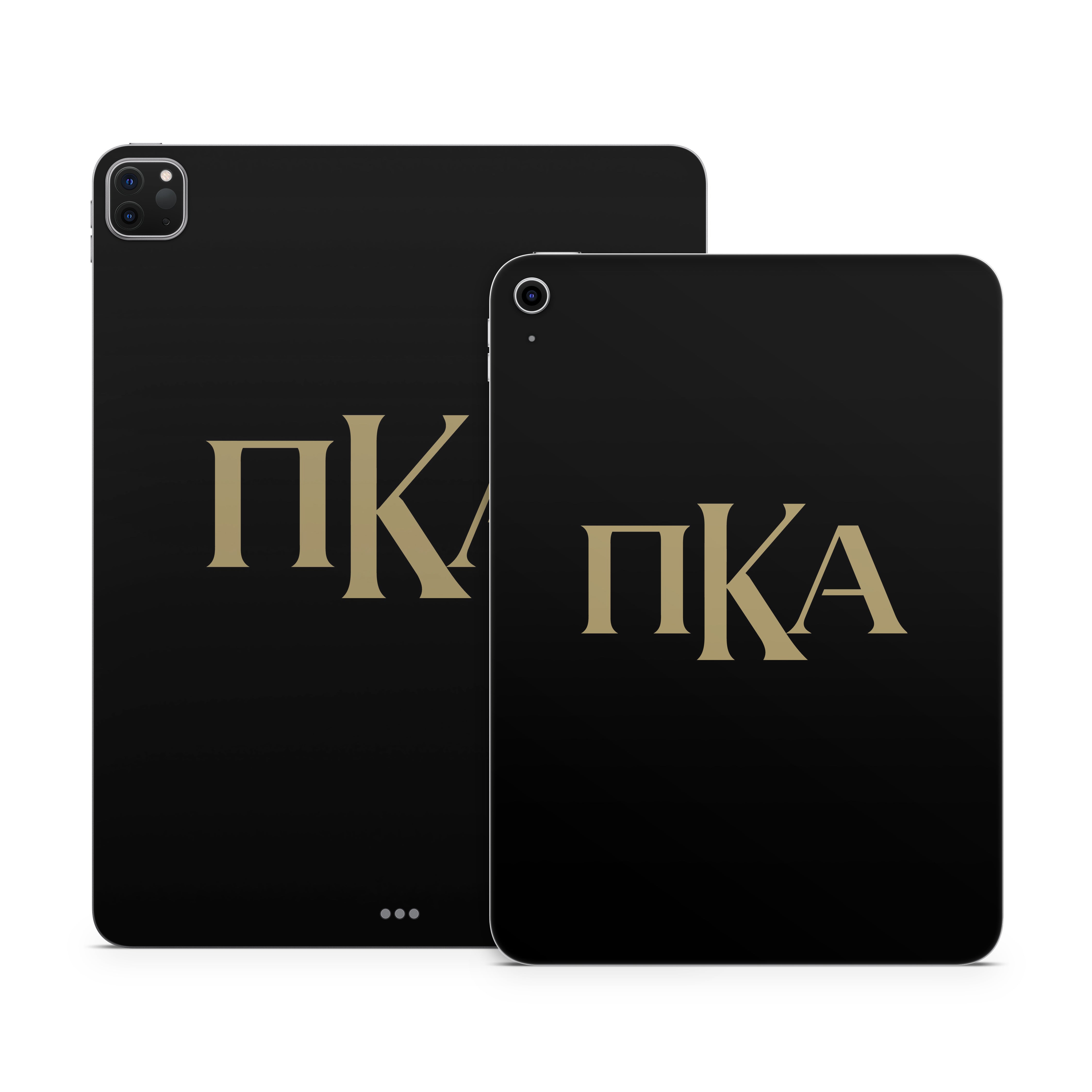 Pi Kappa Alpha Greek Letters Black - Apple iPad Skin