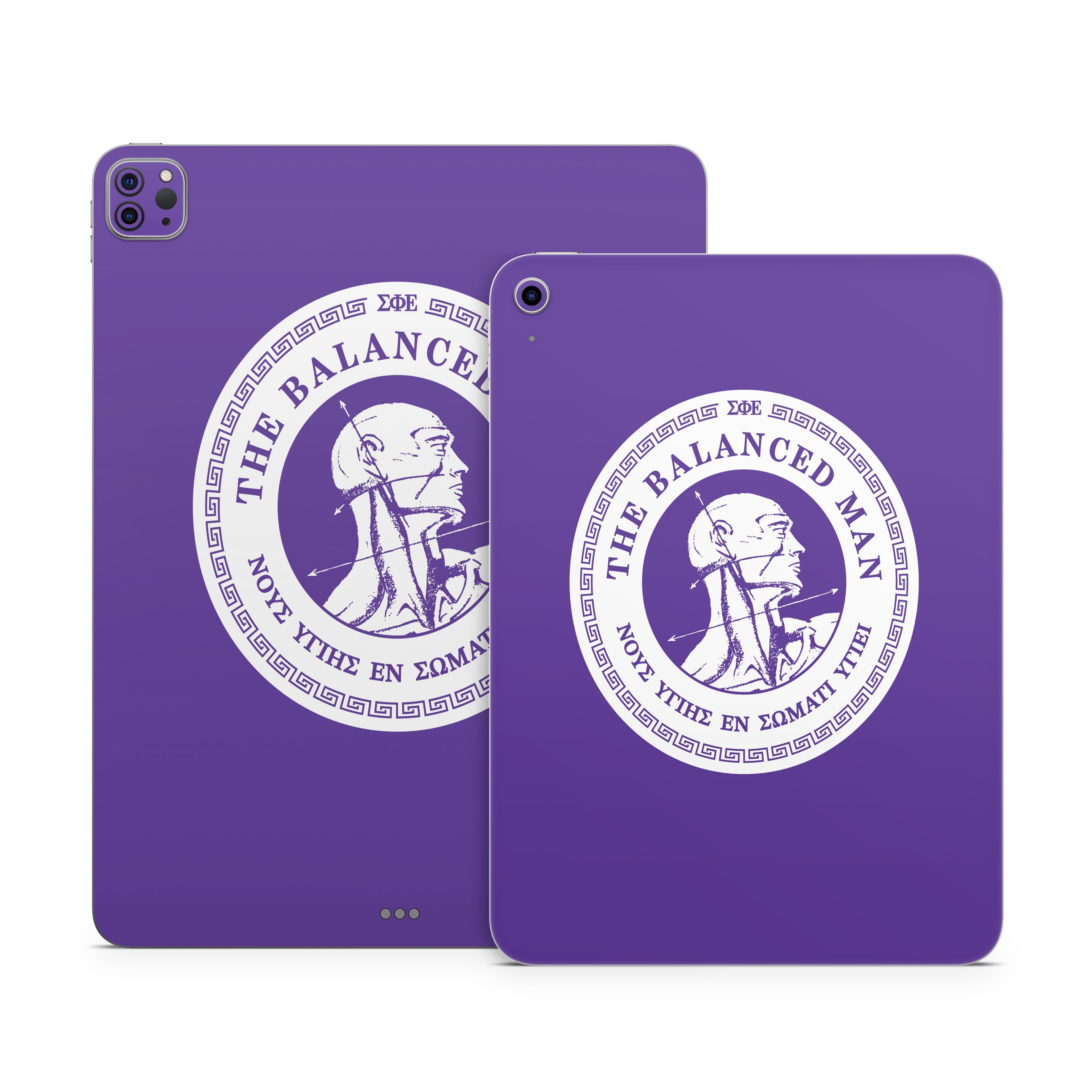 Sigma Phi Epsilon Balanced Man Purple - Apple iPad Skin