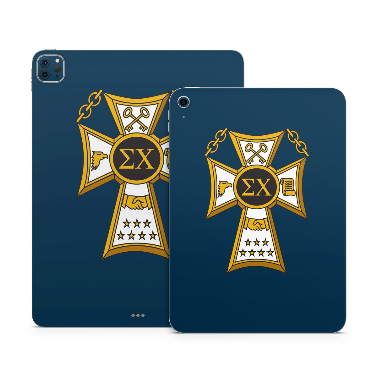 Sigma Chi Badge Navy - Apple iPad Skin