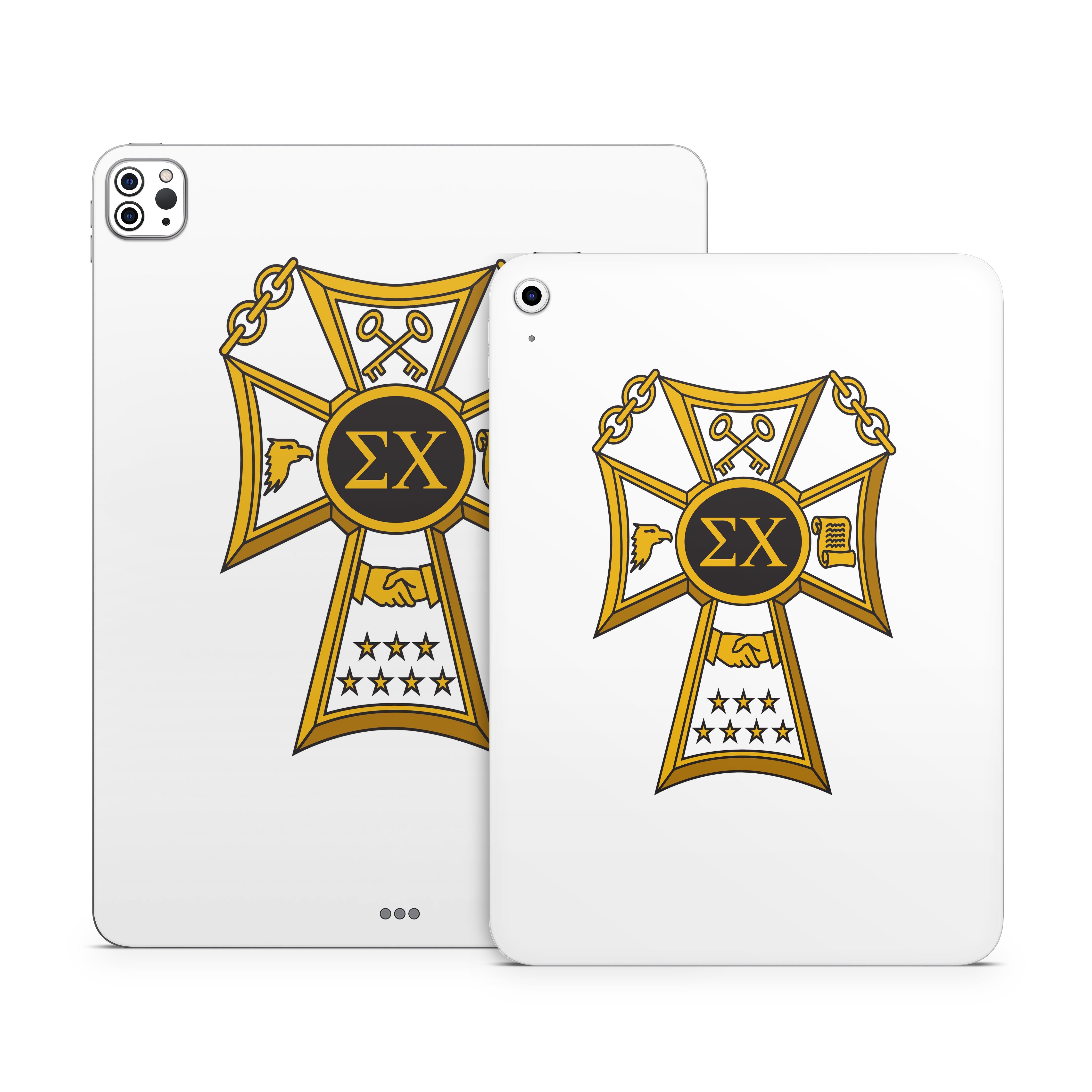 Sigma Chi Badge White - Apple iPad Skin