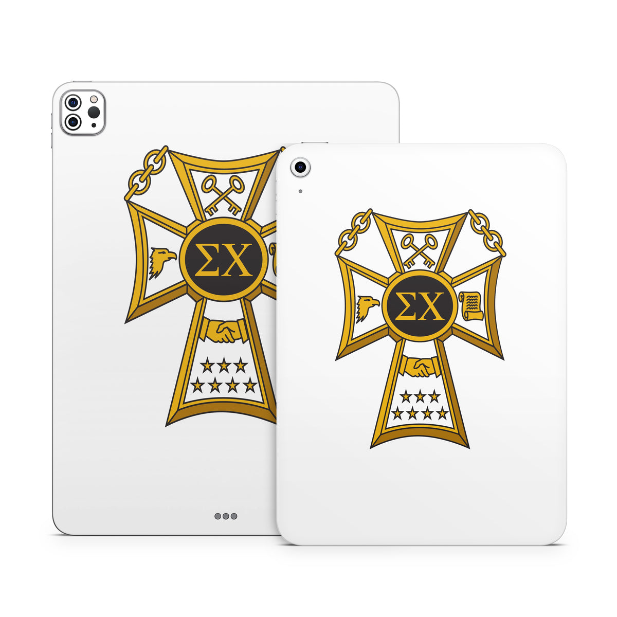 Sigma Chi Badge White - Apple iPad Skin