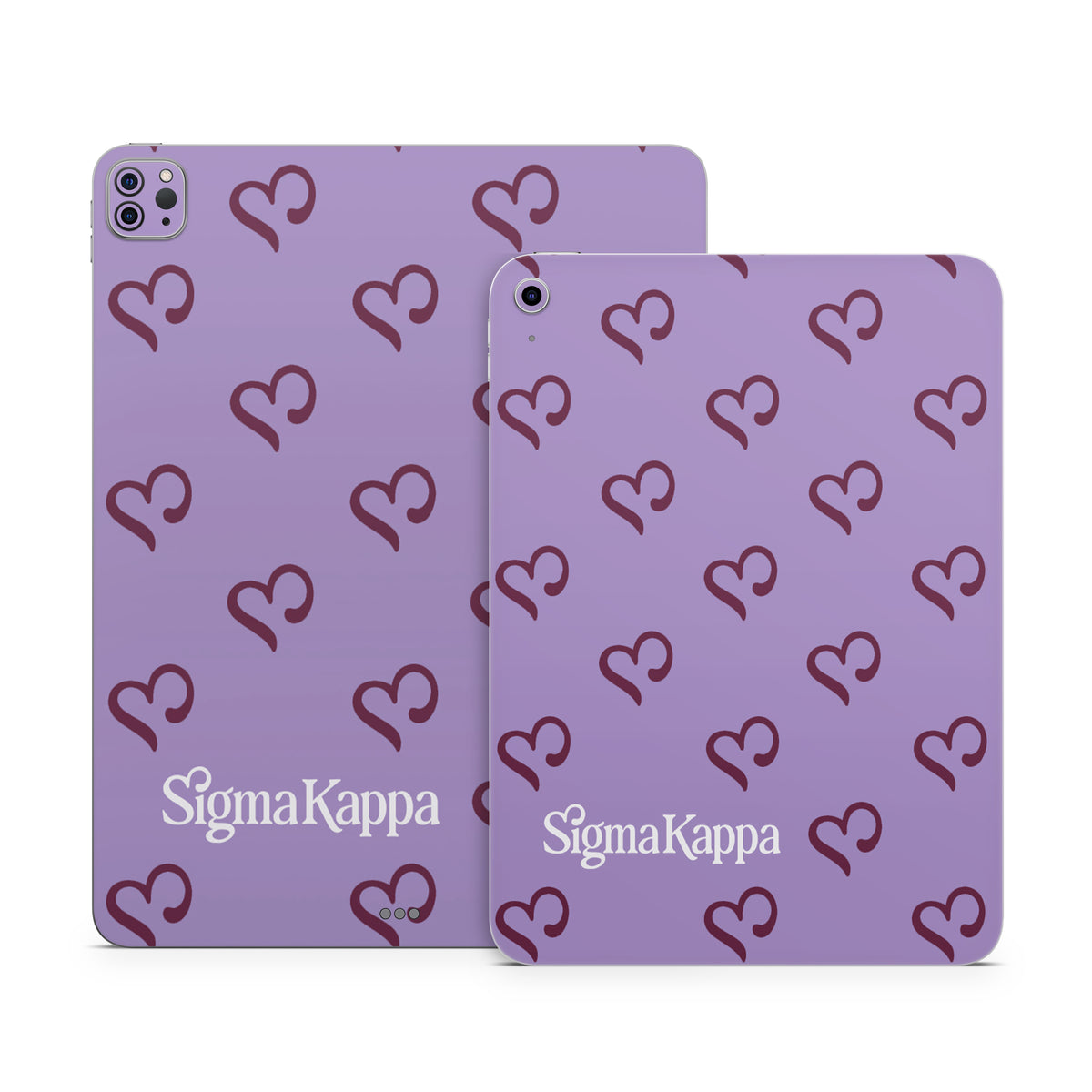 Sigma Kappa Hearts Pattern - Apple iPad Skin