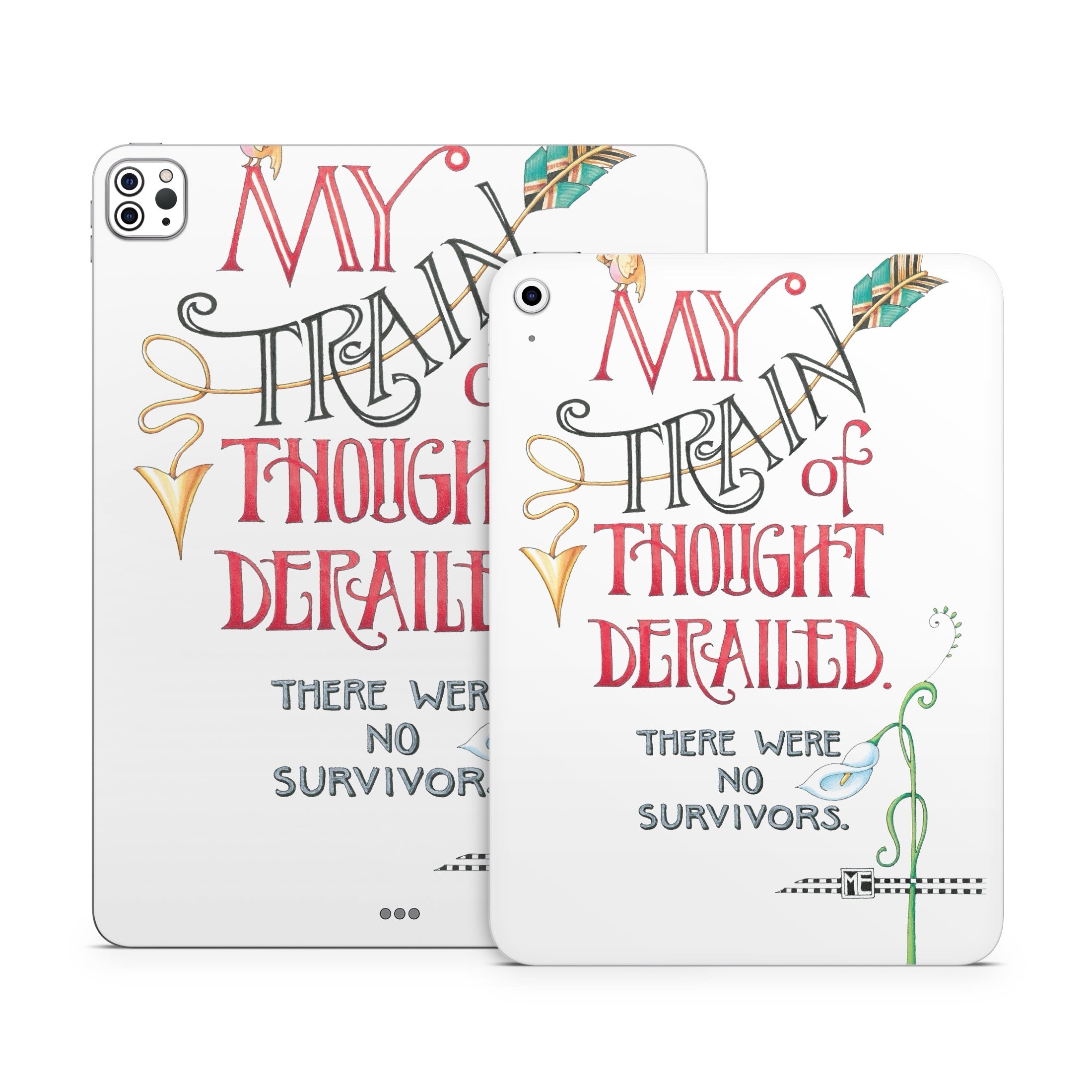 Train Derailed - Apple iPad Skin