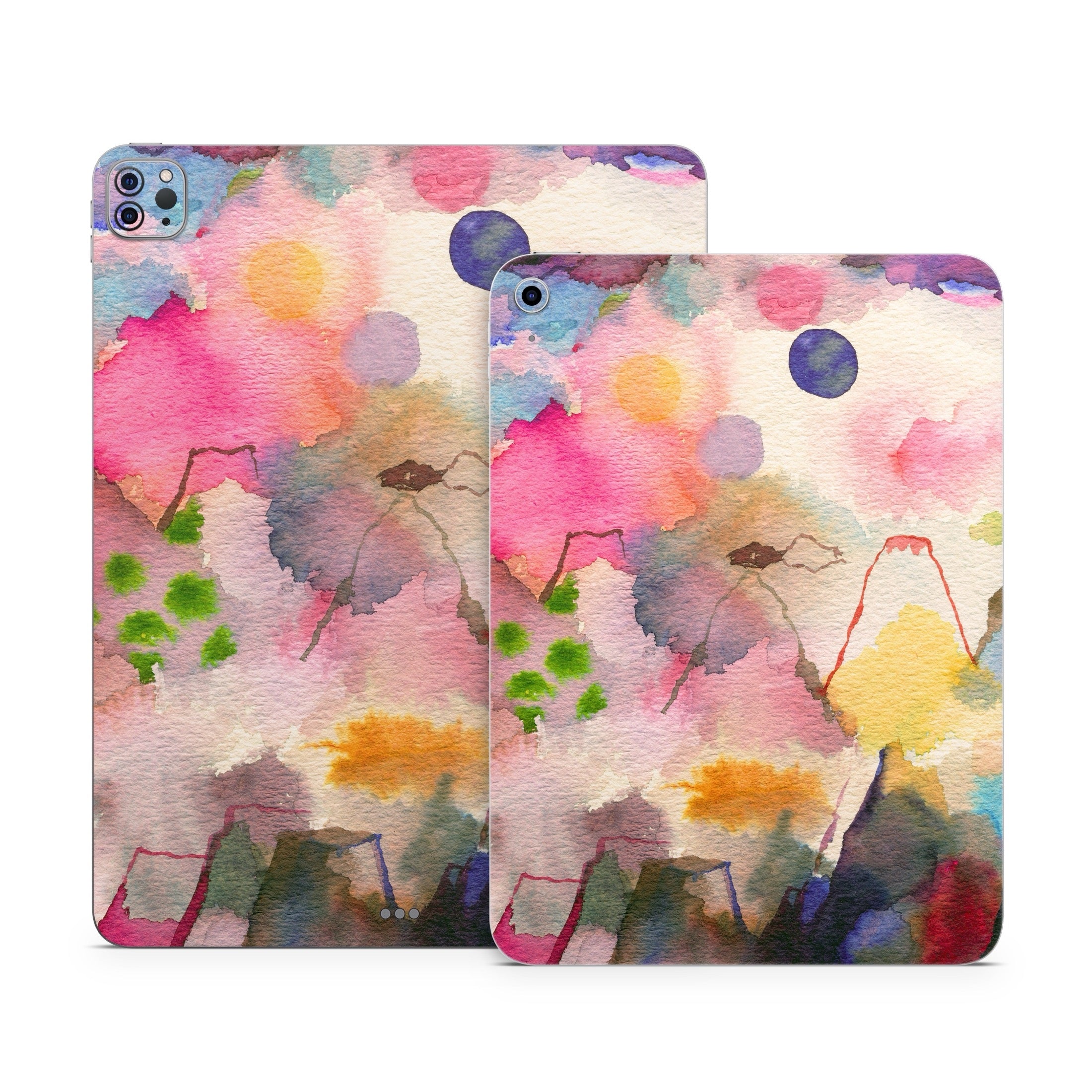 Watercolor Mountains - Apple iPad Skin