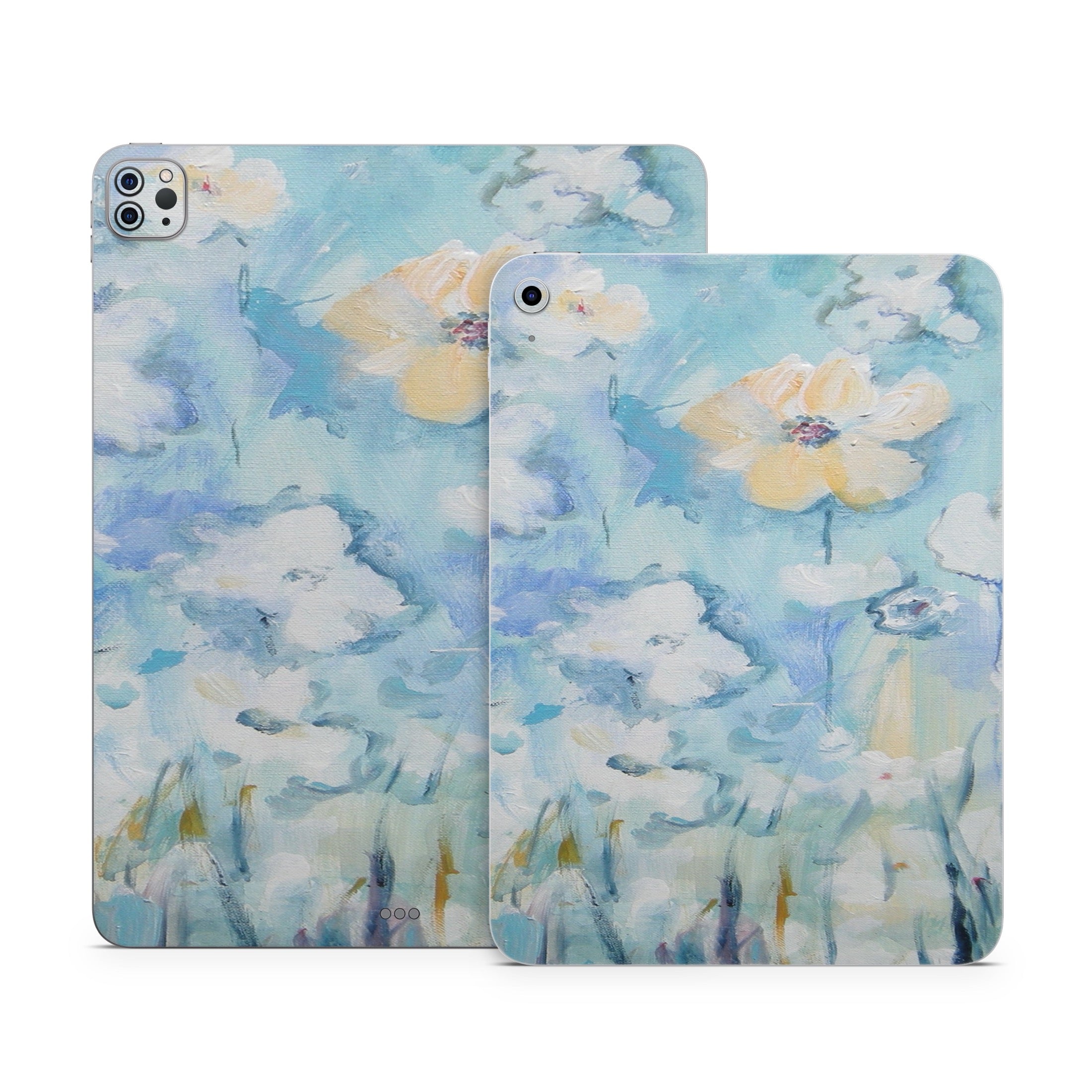 White & Blue - Apple iPad Skin