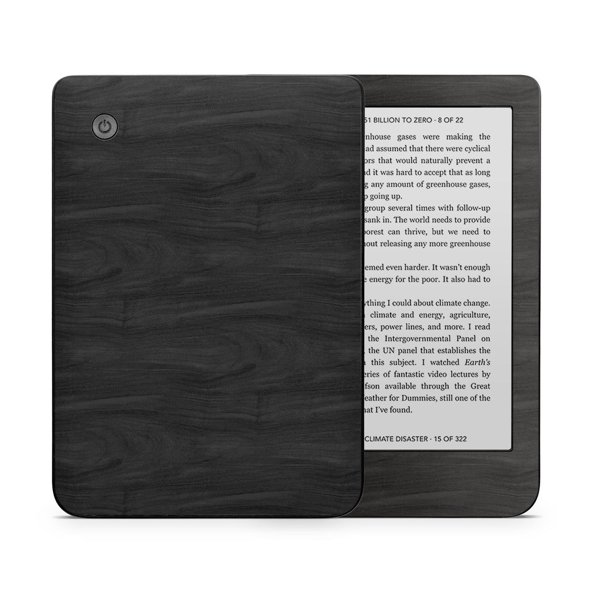 Black Woodgrain - Kobo Clara 2E Skin