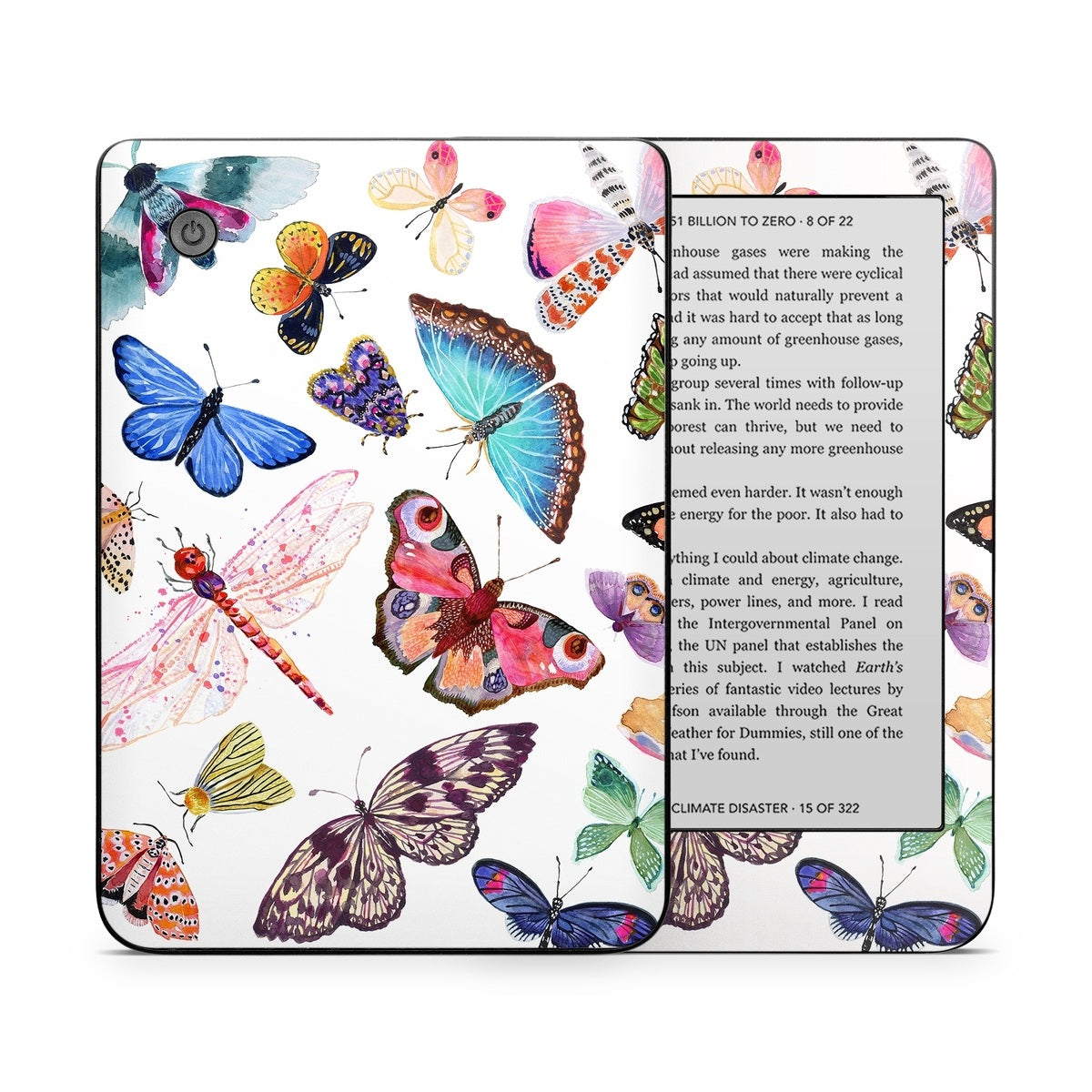 Butterfly Scatter - Kobo Clara 2E Skin