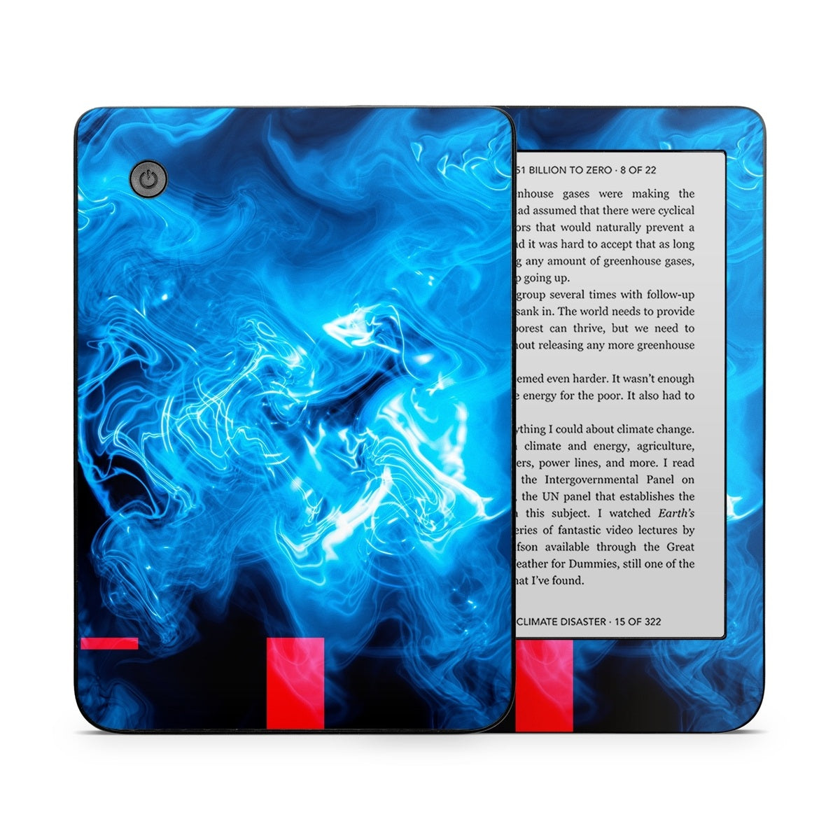 Blue Quantum Waves - Kobo Clara 2E Skin