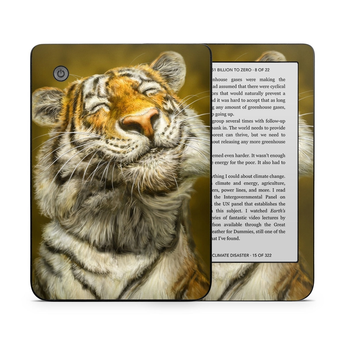 Smiling Tiger - Kobo Clara 2E Skin