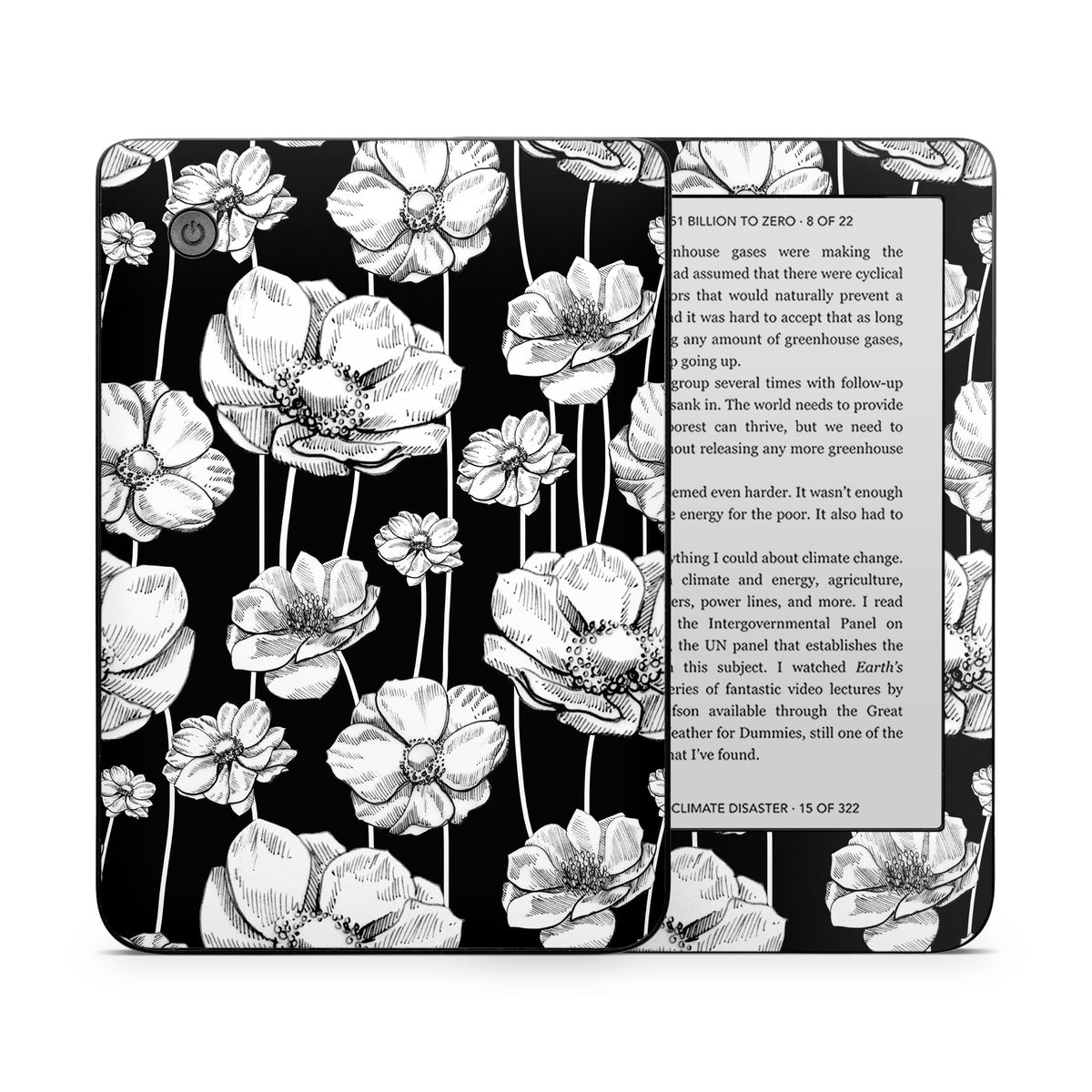 Striped Blooms - Kobo Clara 2E Skin